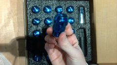[OPEN BOX] Muteki SR35 Closed-Ended Lug Nuts 12x1.50mm Blue
