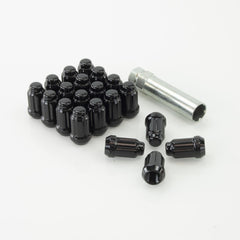 [OPEN BOX] Noble Close Ended Black Lug Nuts 12 x 1.25mm Set of 20 - 12mm x 1.5 Thread 20 Lugs