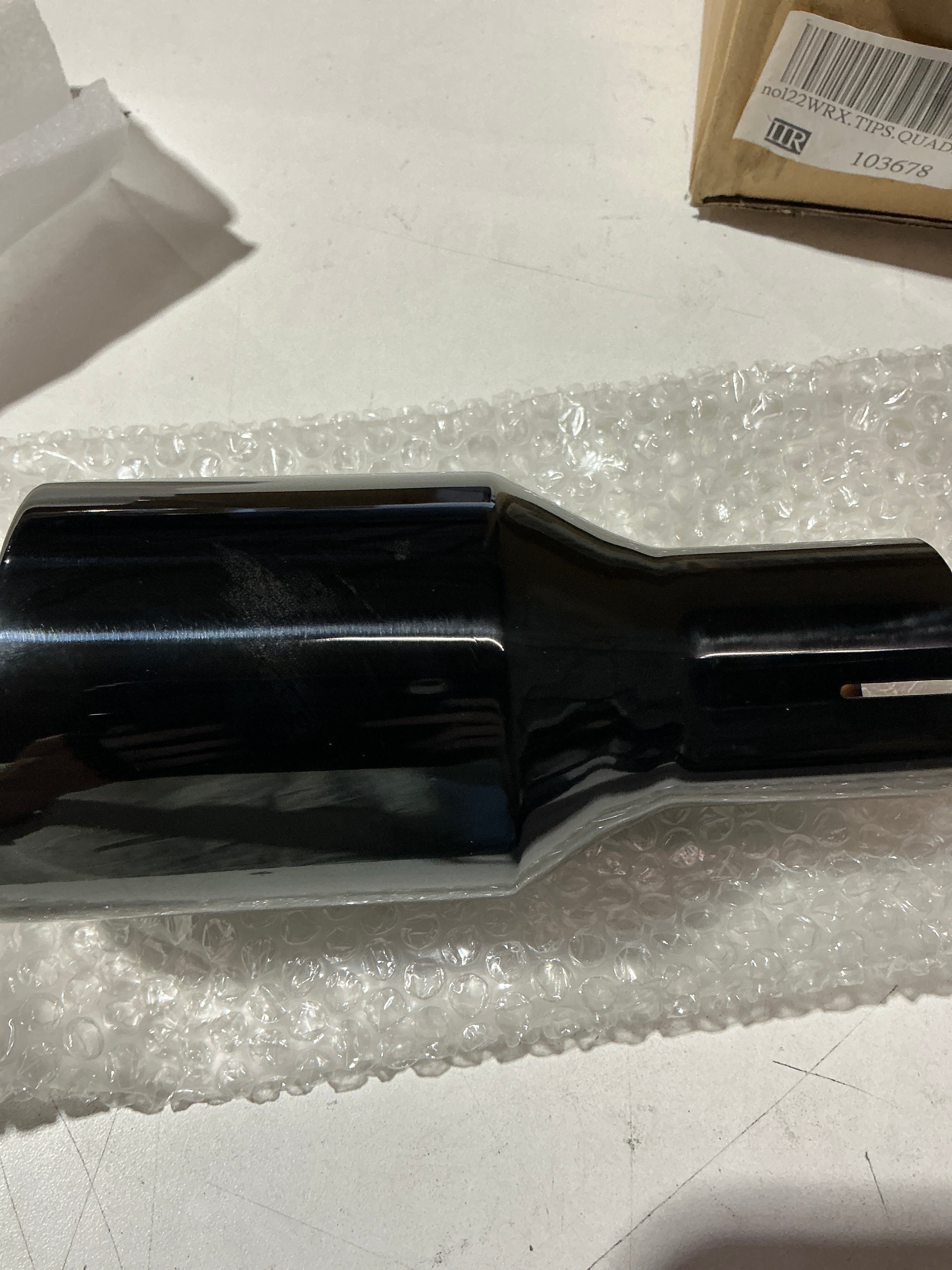 [OPEN BOX] Noble Exhaust Tips ONLY for Quad Exit Catback Subaru WRX 22-25 - Black Chrome - Default Title
