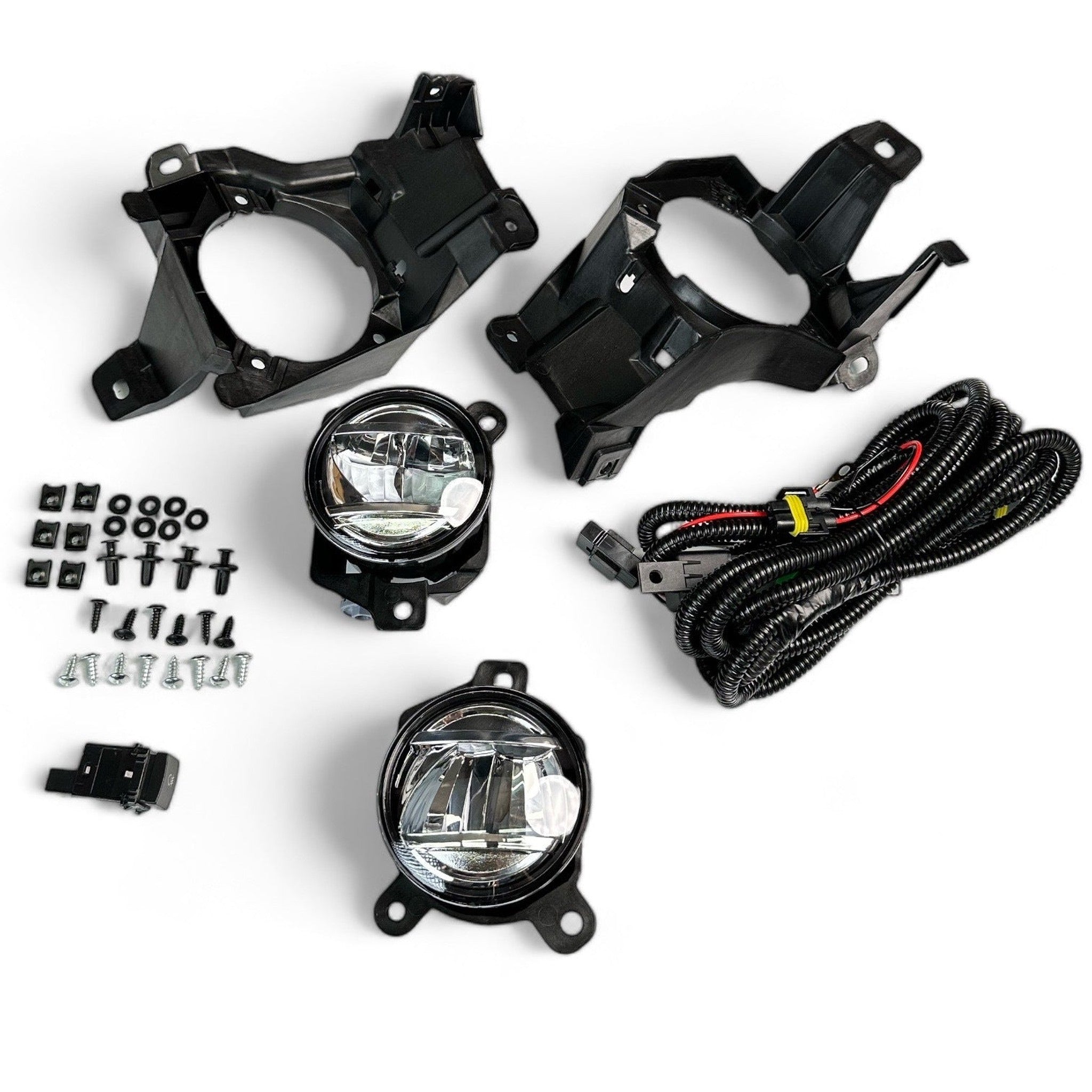 [OPEN BOX] Noble Lux LED Fog Light Kit w/ JDM Style DRL Bezels - 2022-2026 WRX - White - Yellow