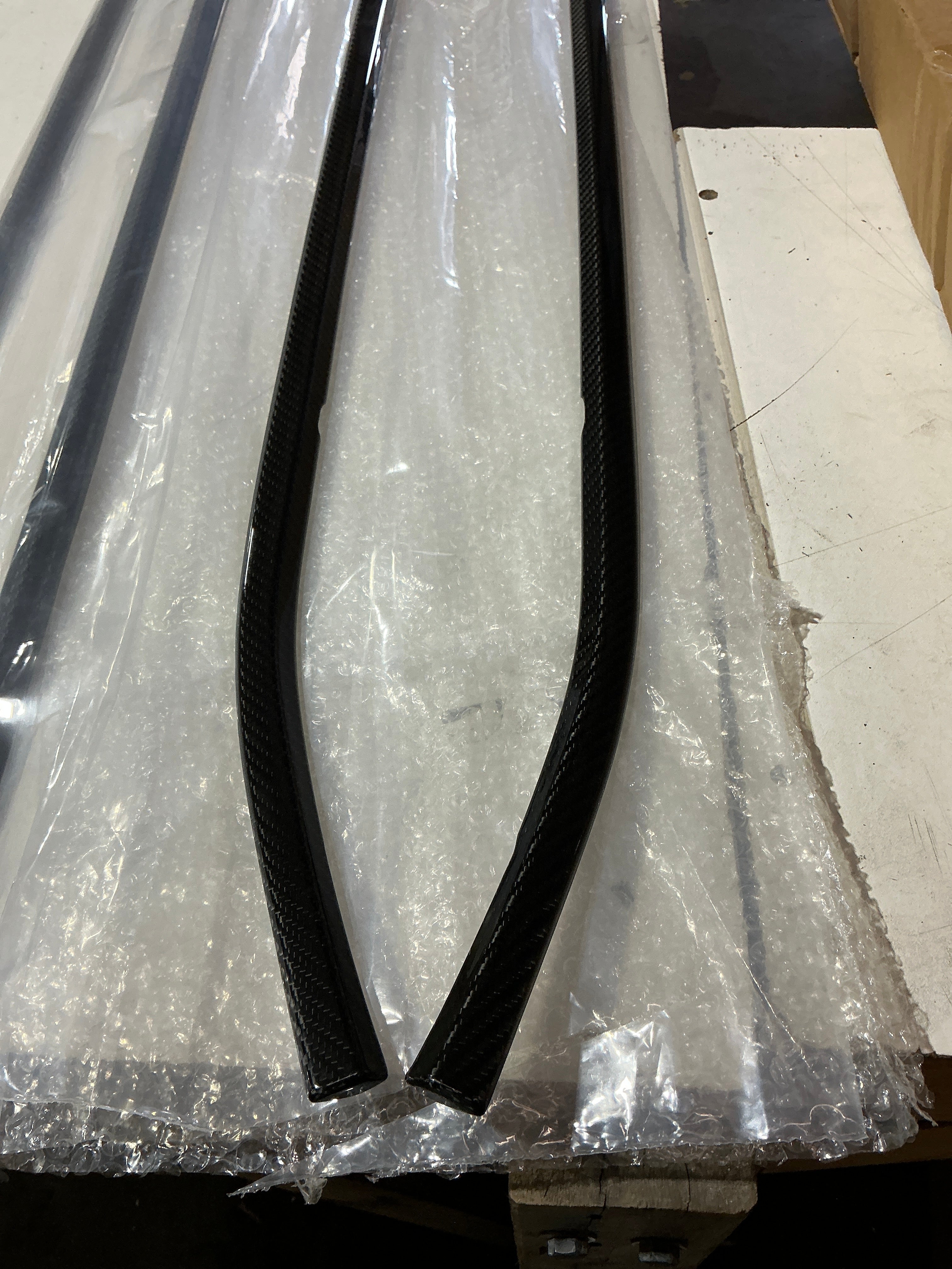 [OPEN BOX] Noble Platinum Dry Carbon Fiber Lower Window Trim Covers Subaru WRX 2022-2026