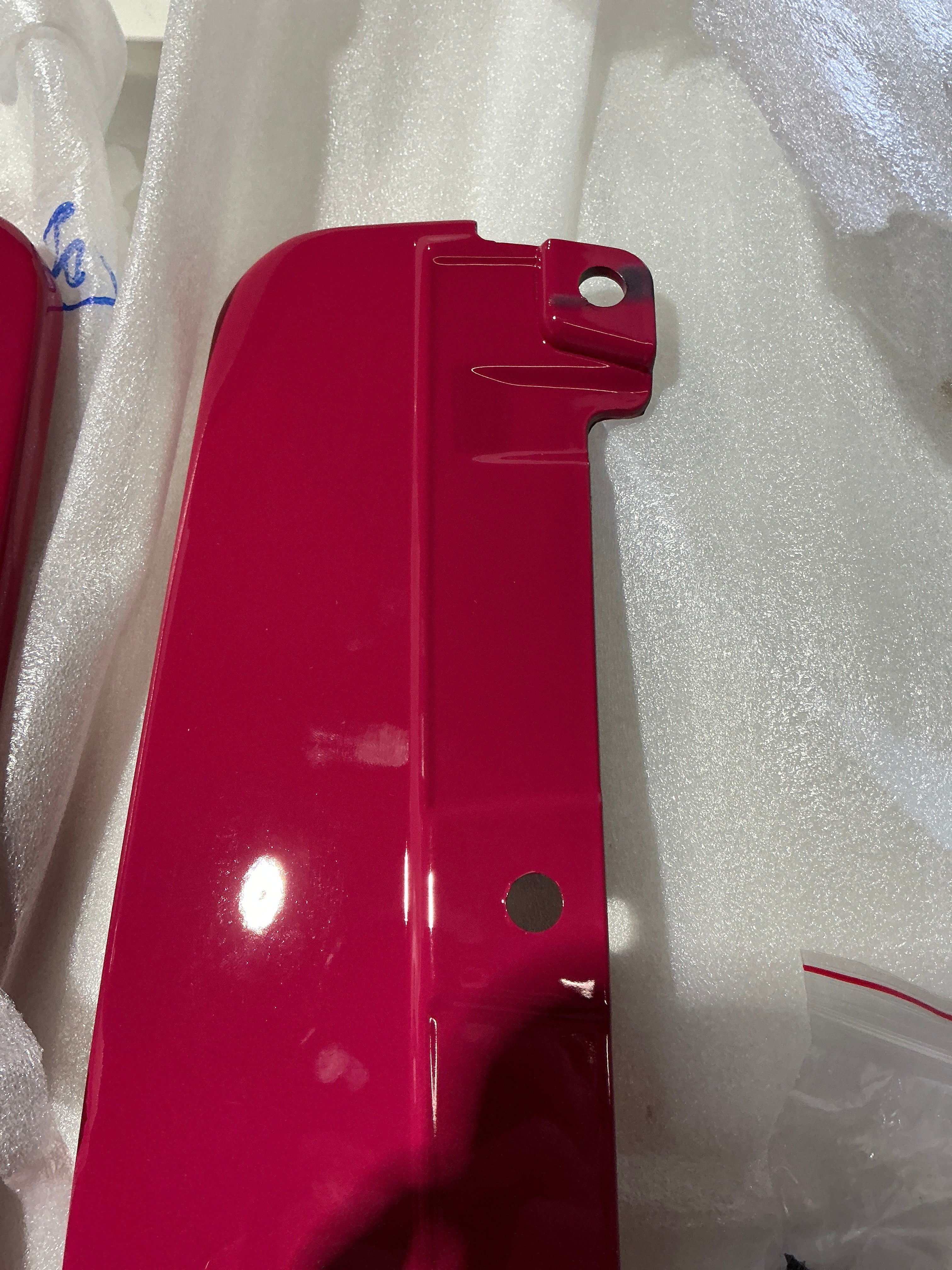 [OPEN BOX] Noble STI Style ABS Rear Spats Subaru WRX 2022-2026 - STI Cherry Blossom Red