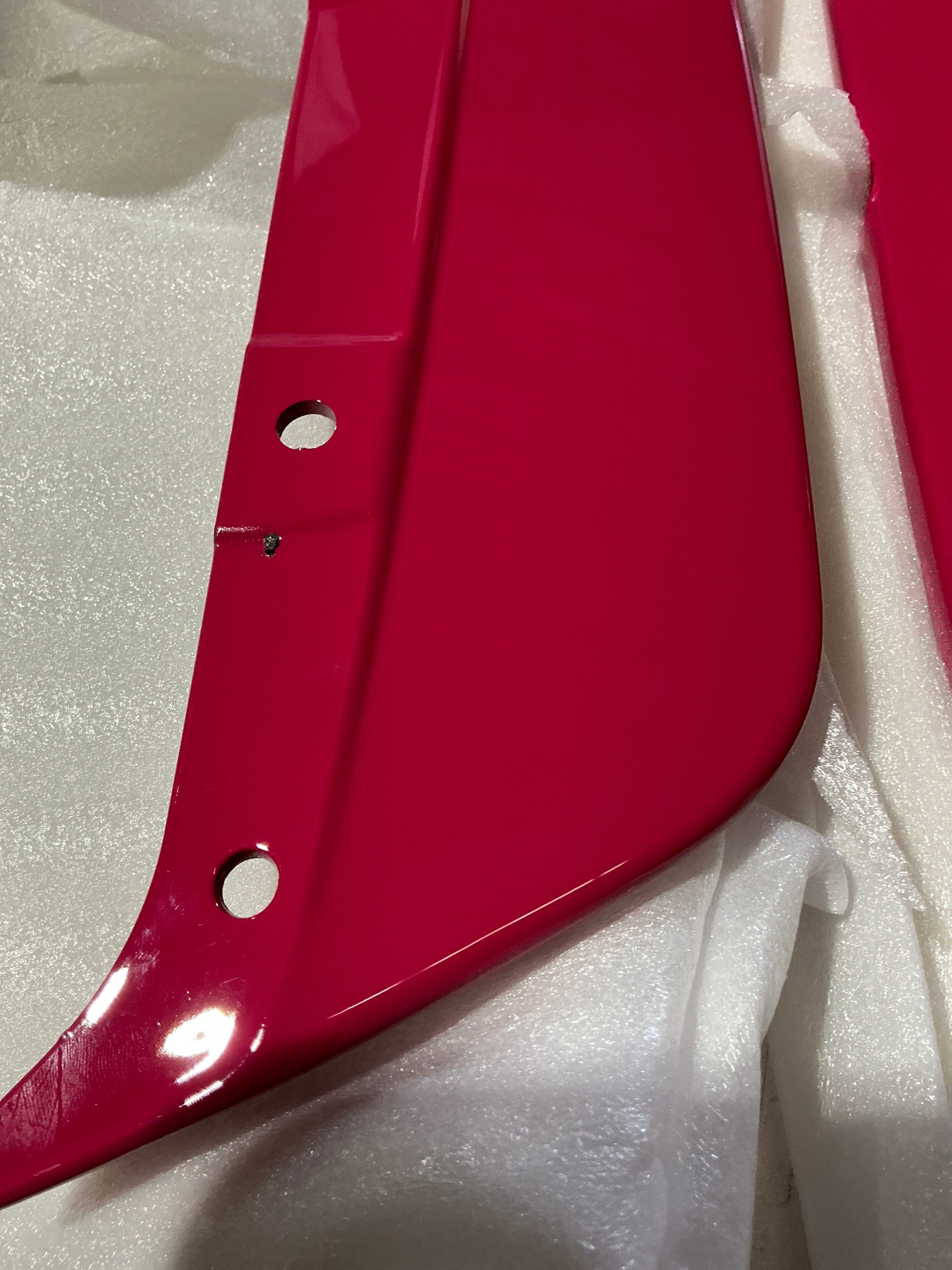 [OPEN BOX] Noble STI Style ABS Rear Spats Subaru WRX 2022-2026 - STI Cherry Blossom Red