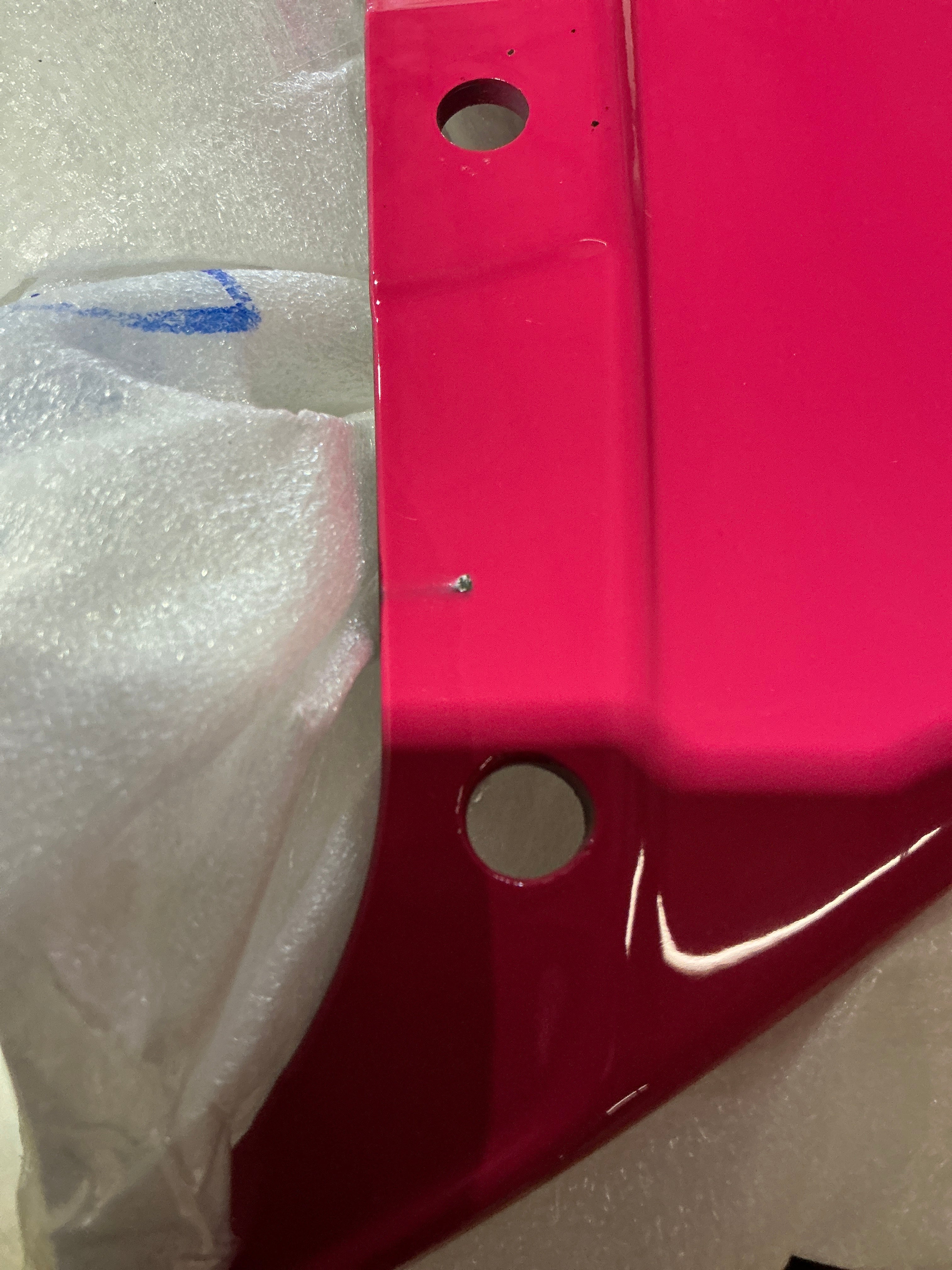 [OPEN BOX] Noble STI Style ABS Rear Spats Subaru WRX 2022-2026 - STI Cherry Blossom Red