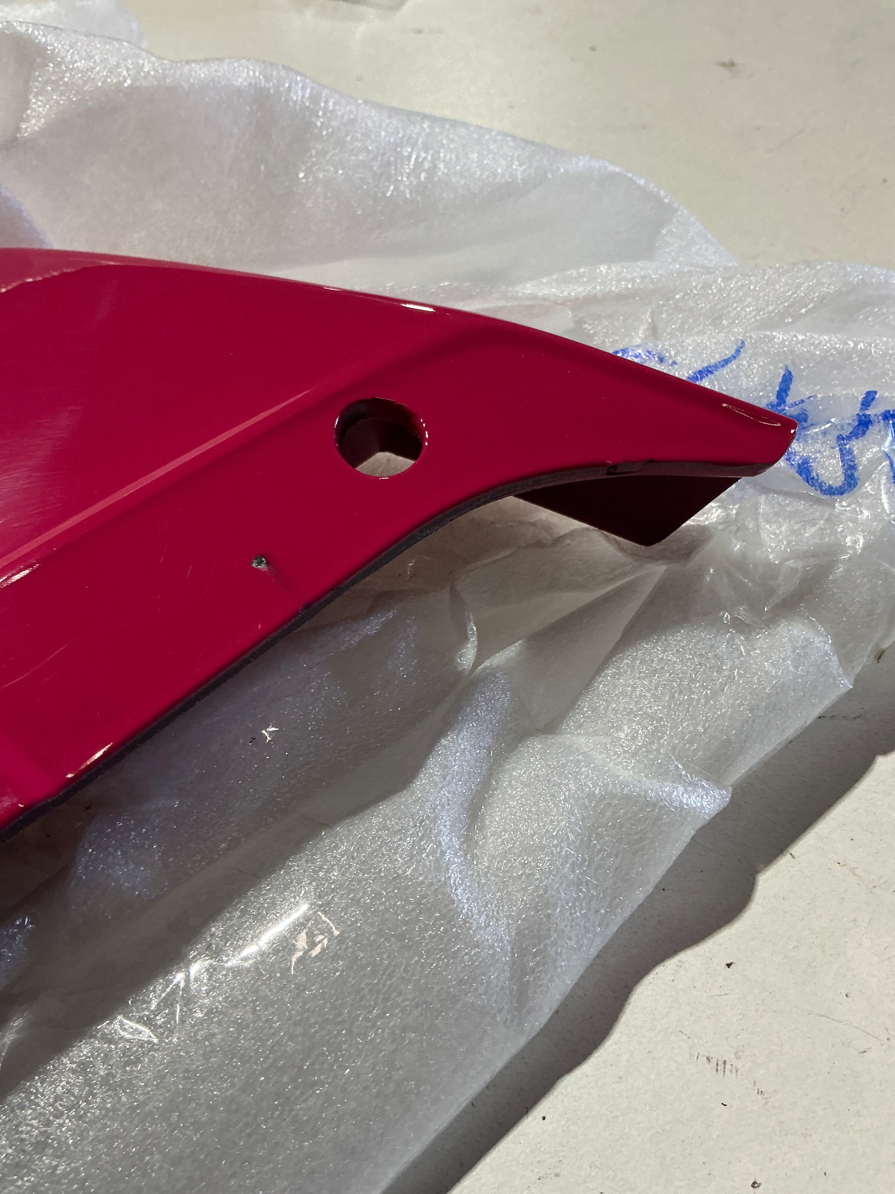 [OPEN BOX] Noble STI Style ABS Rear Spats Subaru WRX 2022-2026 STI Cherry Blossom Red
