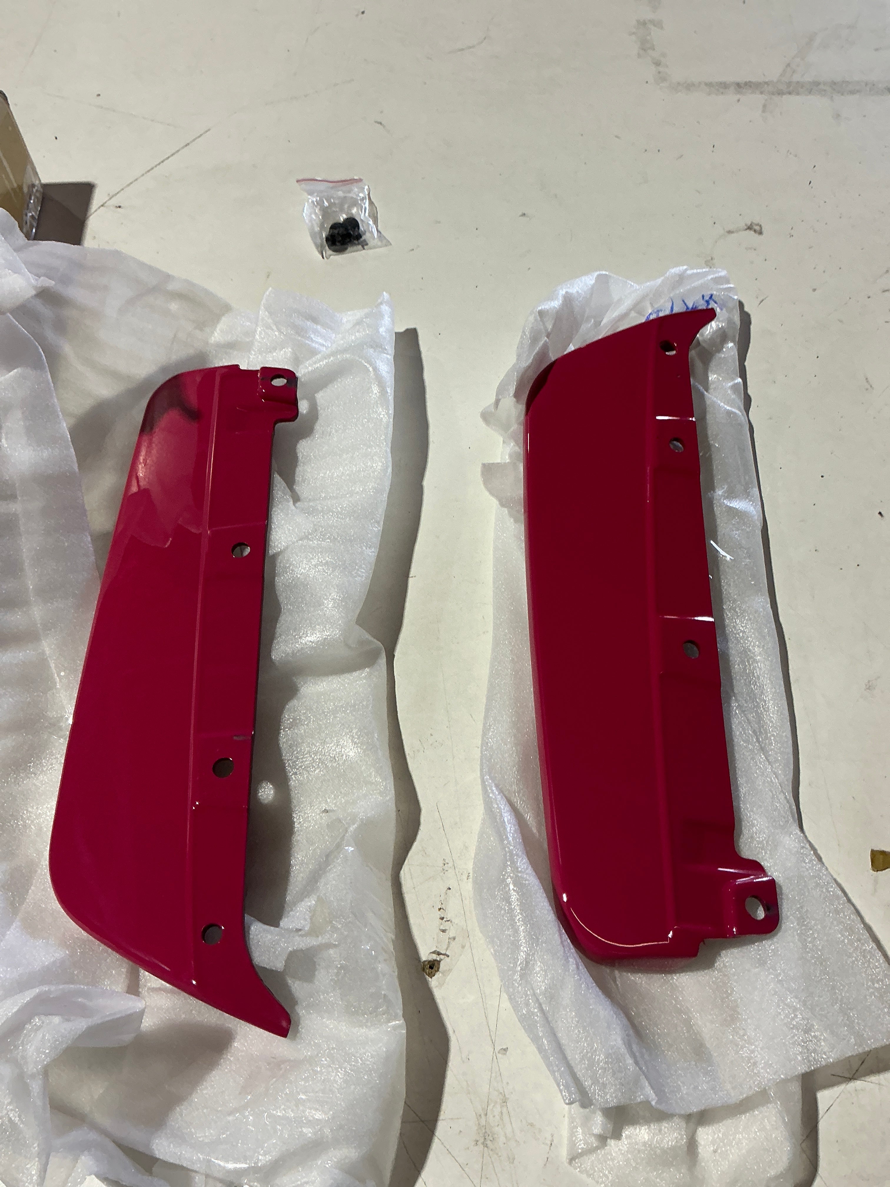 [OPEN BOX] Noble STI Style ABS Rear Spats Subaru WRX 2022-2026 STI Cherry Blossom Red