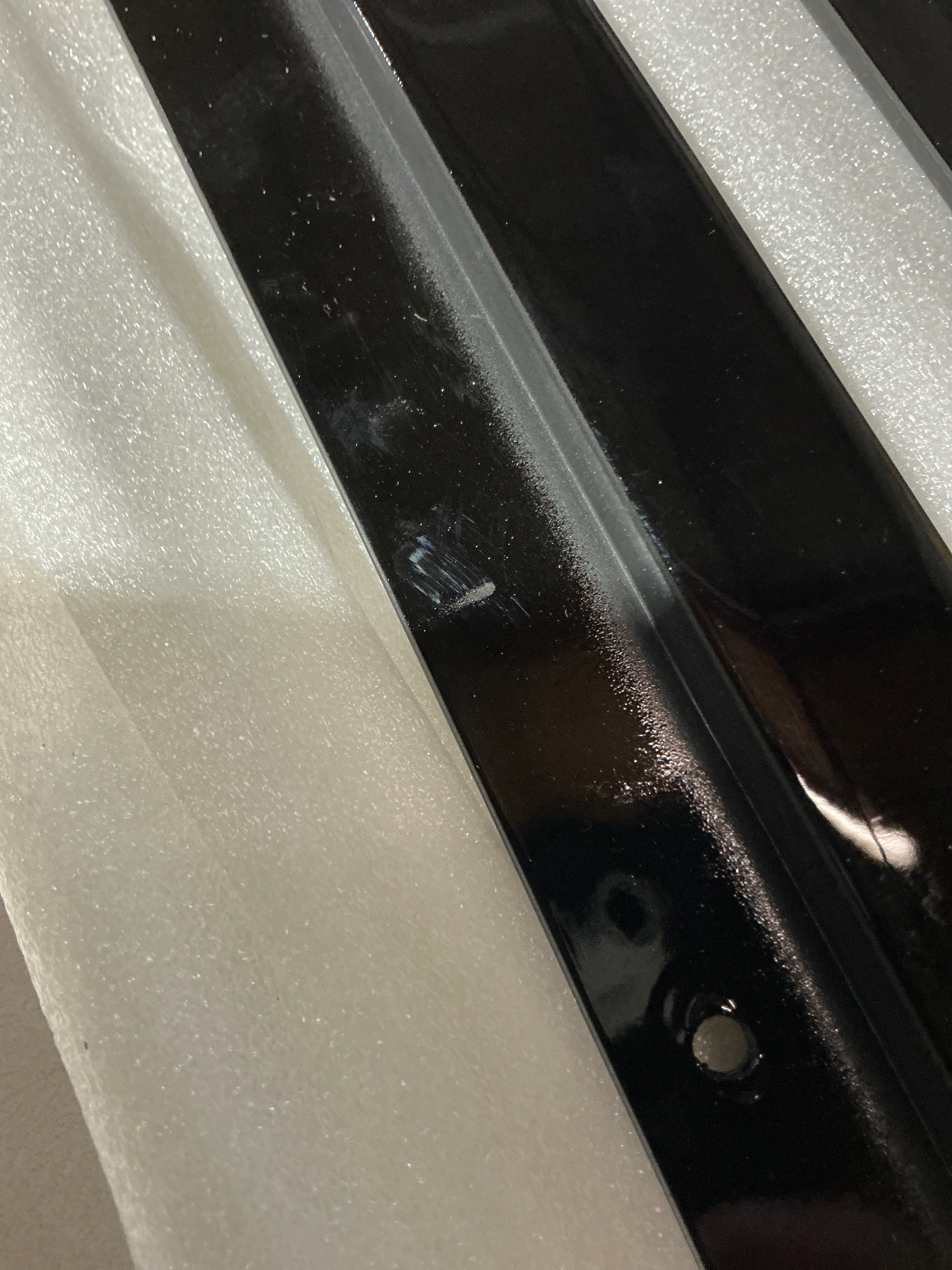 [OPEN BOX] Noble STI Style ABS Side Skirts Subaru WRX 2022-2026 - Gloss Black - G1U - Ice Silver Metallic