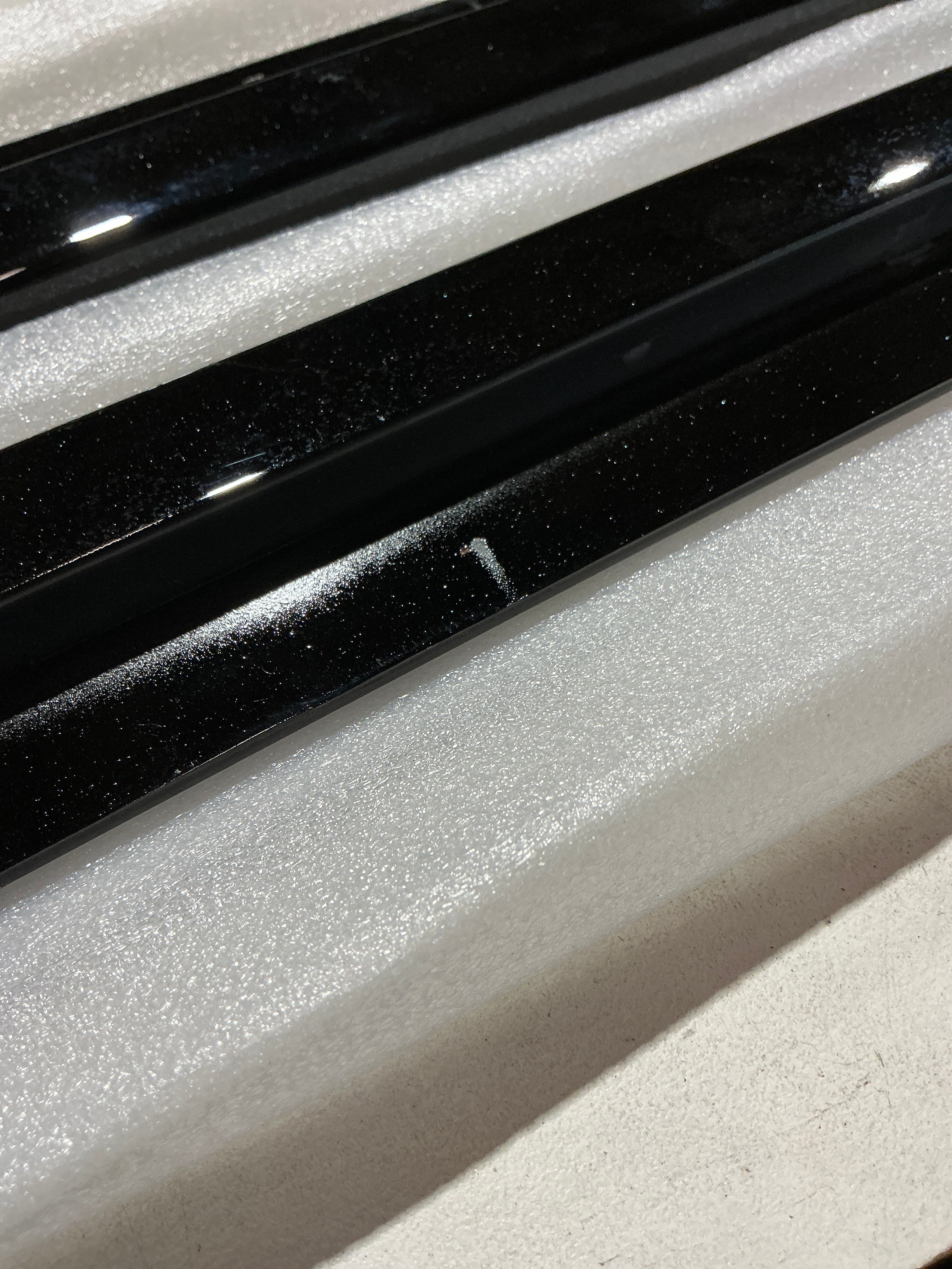 [OPEN BOX] Noble STI Style ABS Side Skirts Subaru WRX 2022-2026 - Gloss Black - G1U - Ice Silver Metallic