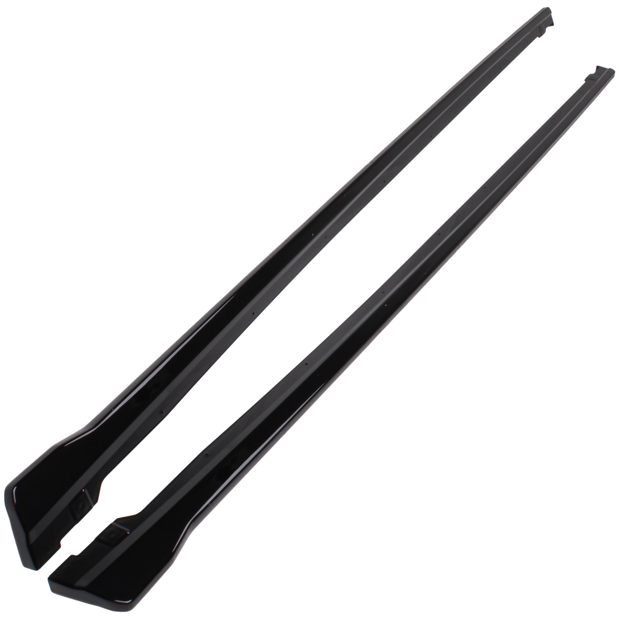 [OPEN BOX] Noble STI Style ABS Side Skirts Subaru WRX 2022-2026 - Gloss Black - G1U - Ice Silver Metallic
