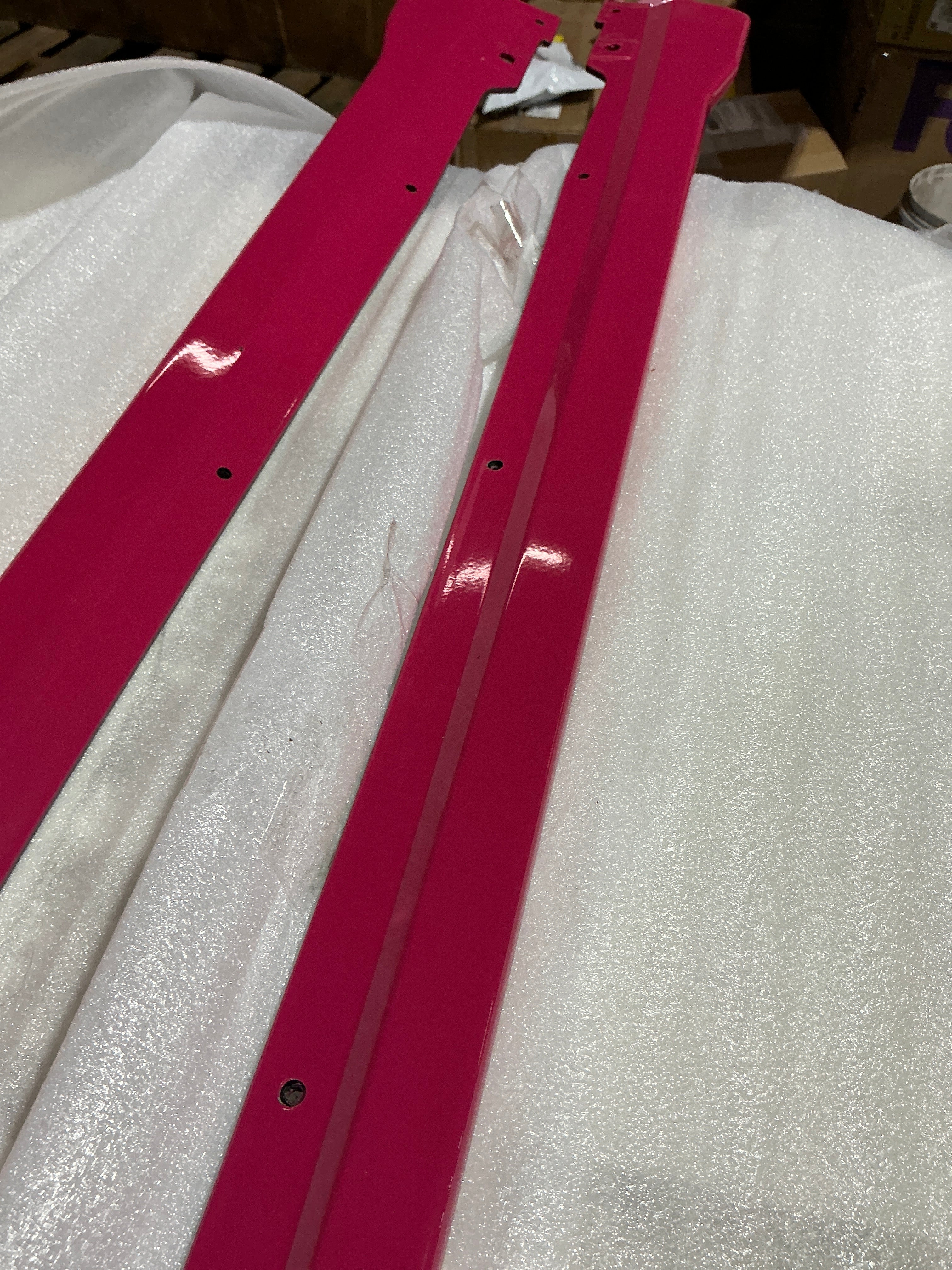 [OPEN BOX] Noble STI Style ABS Side Skirts Subaru WRX 2022-2026 - STI Cherry Blossom Red