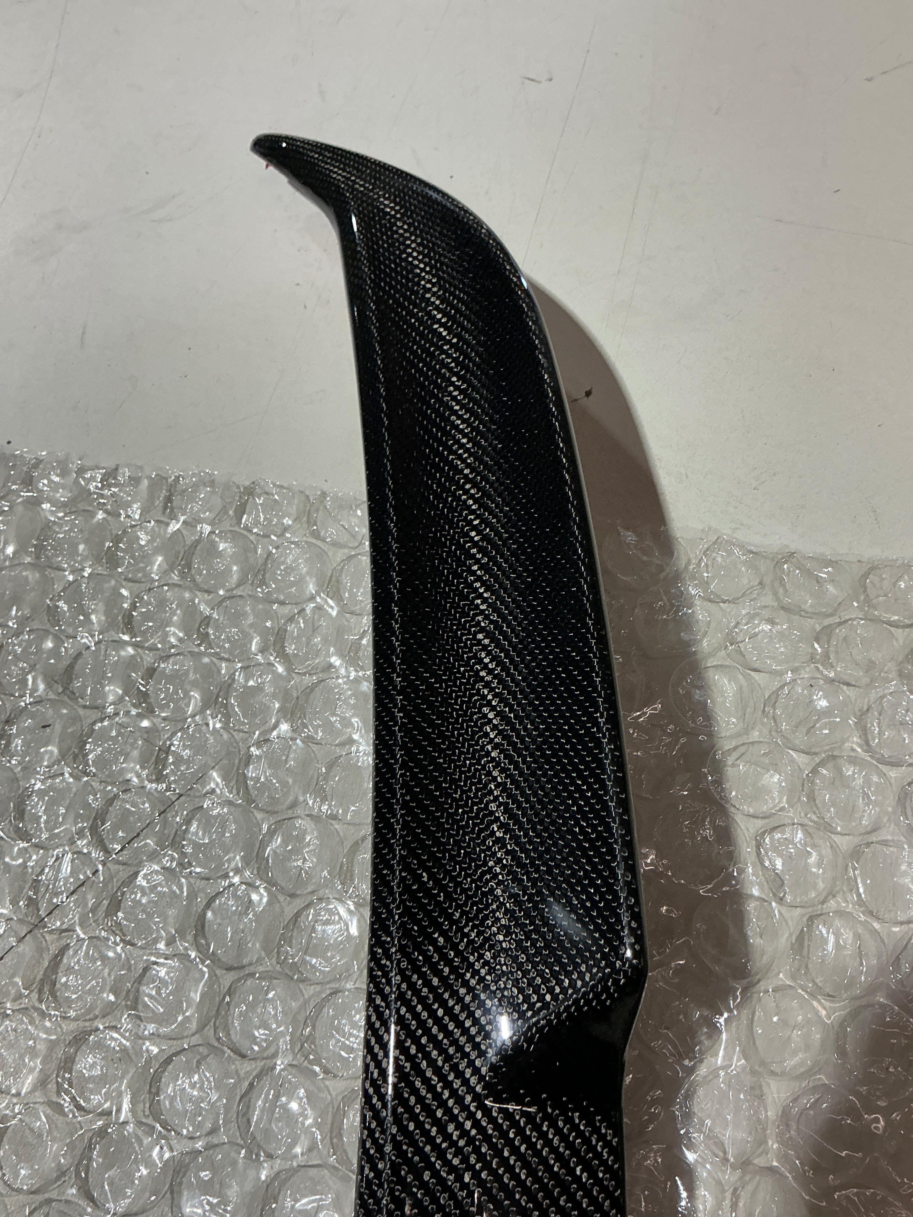 [OPEN BOX] Noble STI Style Carbon Fiber High Back Duckbill Spoiler (Type 1) Subaru WRX 2022-2026 - Type 1 - Vacuum Formed Carbon Fiber - Type 1 - Vacuum Formed Carbon Fiber