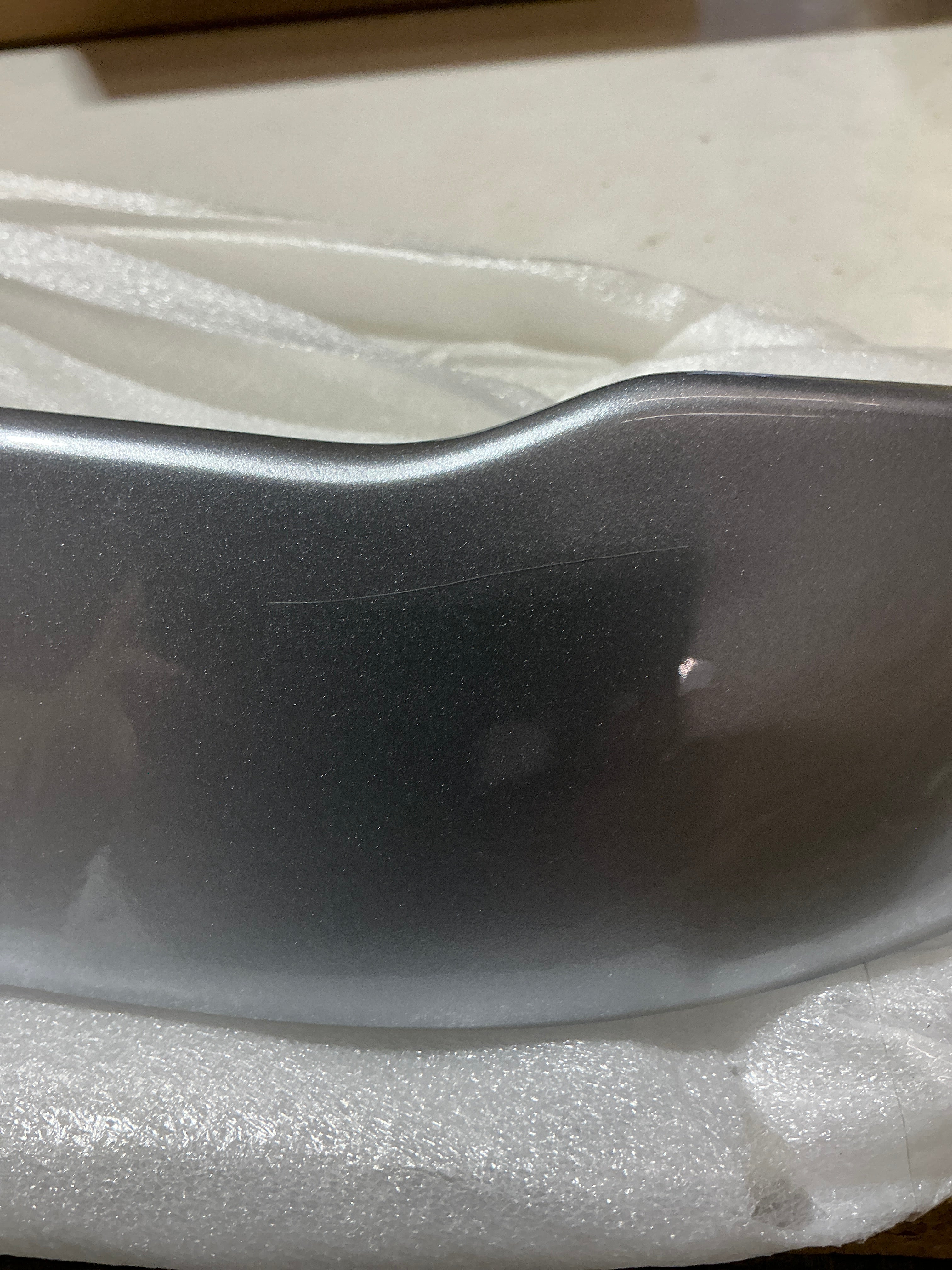 [OPEN BOX] Noble STI Style High Back Paint Matched Duckbill Subaru WRX 2022-2026 - K7X - World Rally Blue - G1U - Ice Silver Metallic