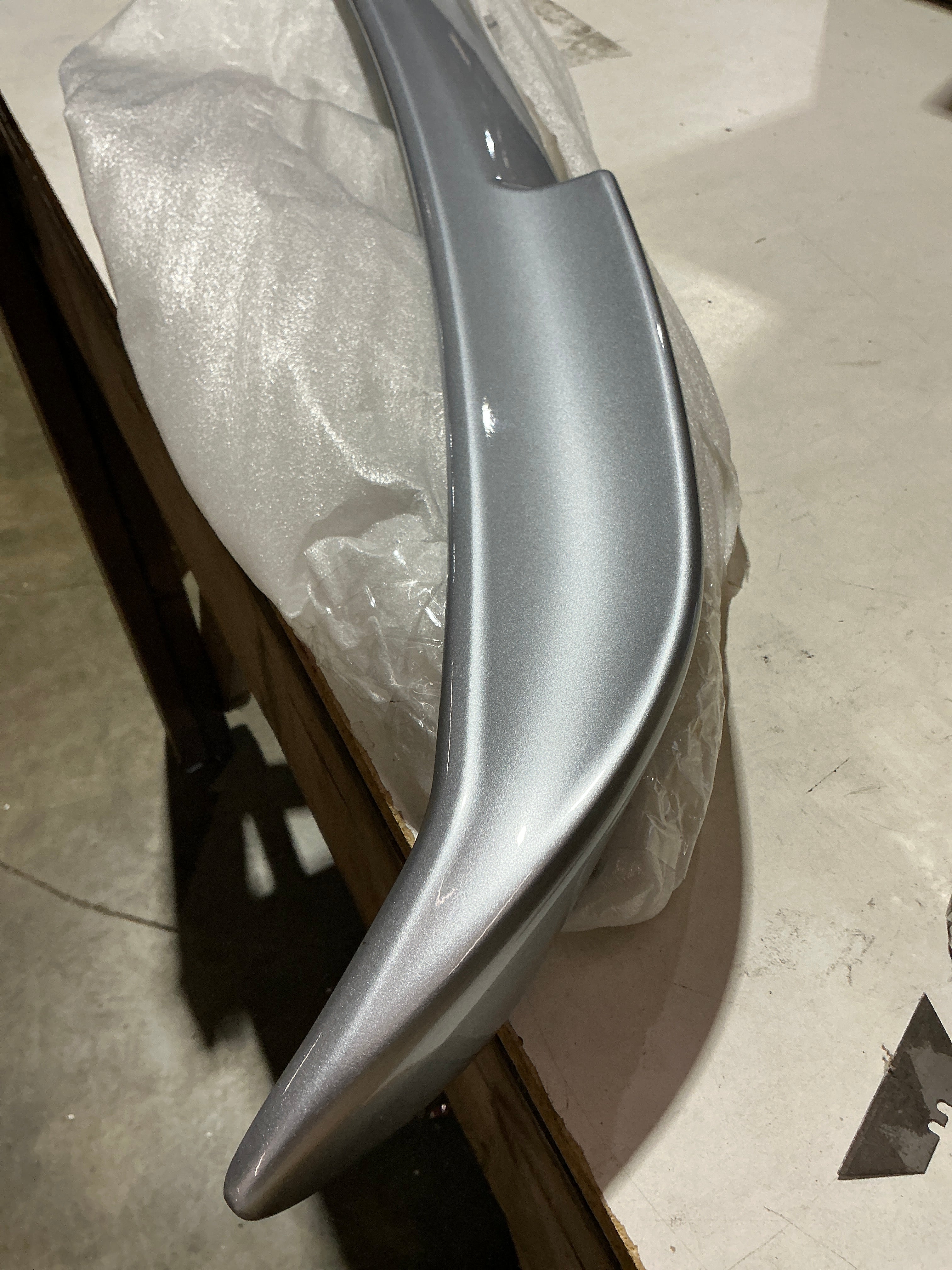 [OPEN BOX] Noble STI Style High Back Paint Matched Duckbill Subaru WRX 2022-2026 - K7X - World Rally Blue - G1U - Ice Silver Metallic
