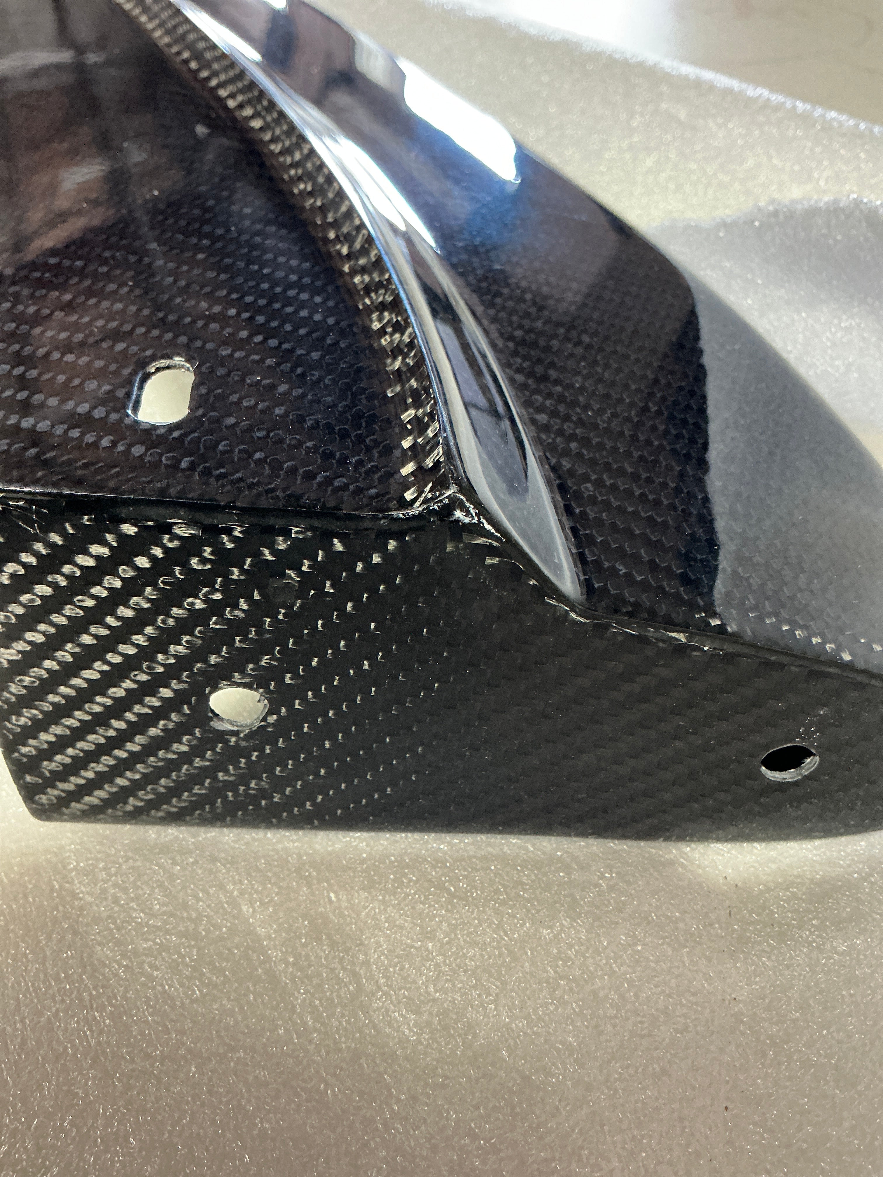 [OPEN BOX] Noble Varis Style 3-Piece Carbon Fiber Front Lip Spoiler Subaru WRX 2022-2026 - Default Title