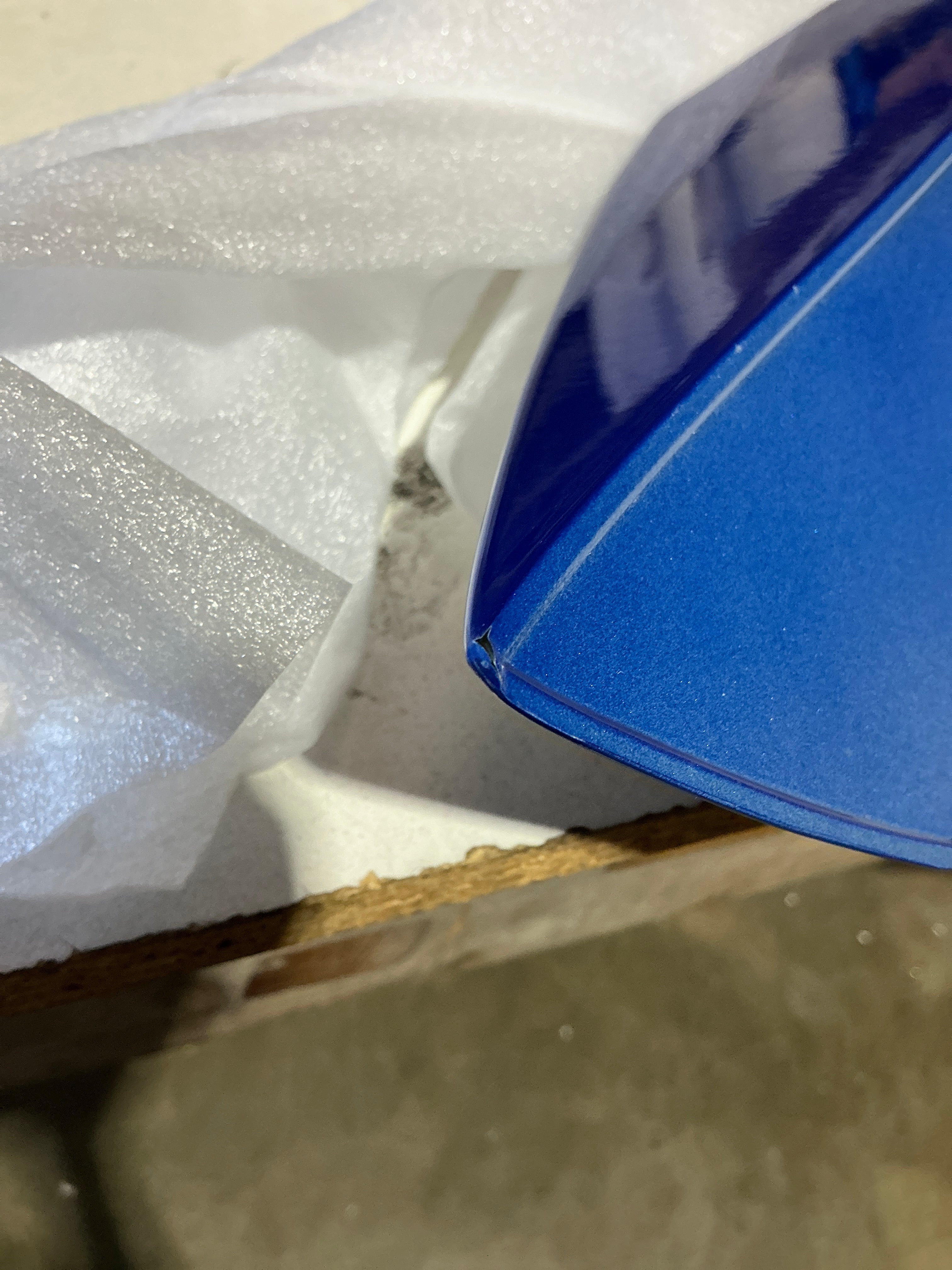 [OPEN BOX] Noble Version 1 Roof Spoiler Subaru BRZ / Toyota GR86 2022-2026 - Gloss Black - K7X - World Rally Blue