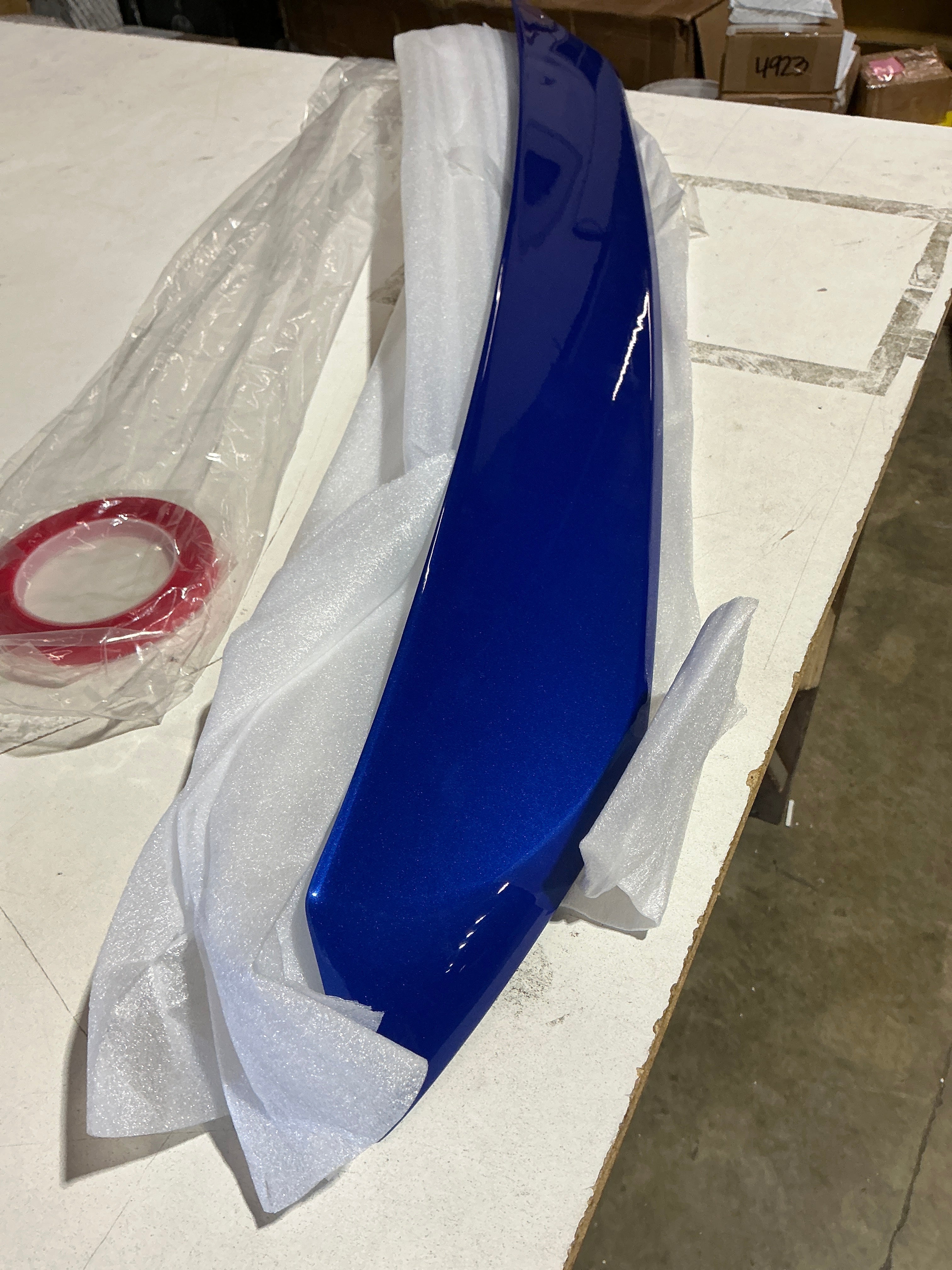 [OPEN BOX] Noble Version 1 Roof Spoiler Subaru BRZ / Toyota GR86 2022-2026 - Gloss Black - K7X - World Rally Blue