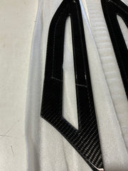 [OPEN BOX] OLM Carbon Fiber Fender Grille Cover w/ Hollowed Center 2013-2020 Subaru BRZ | A.700137.1 - Default Title