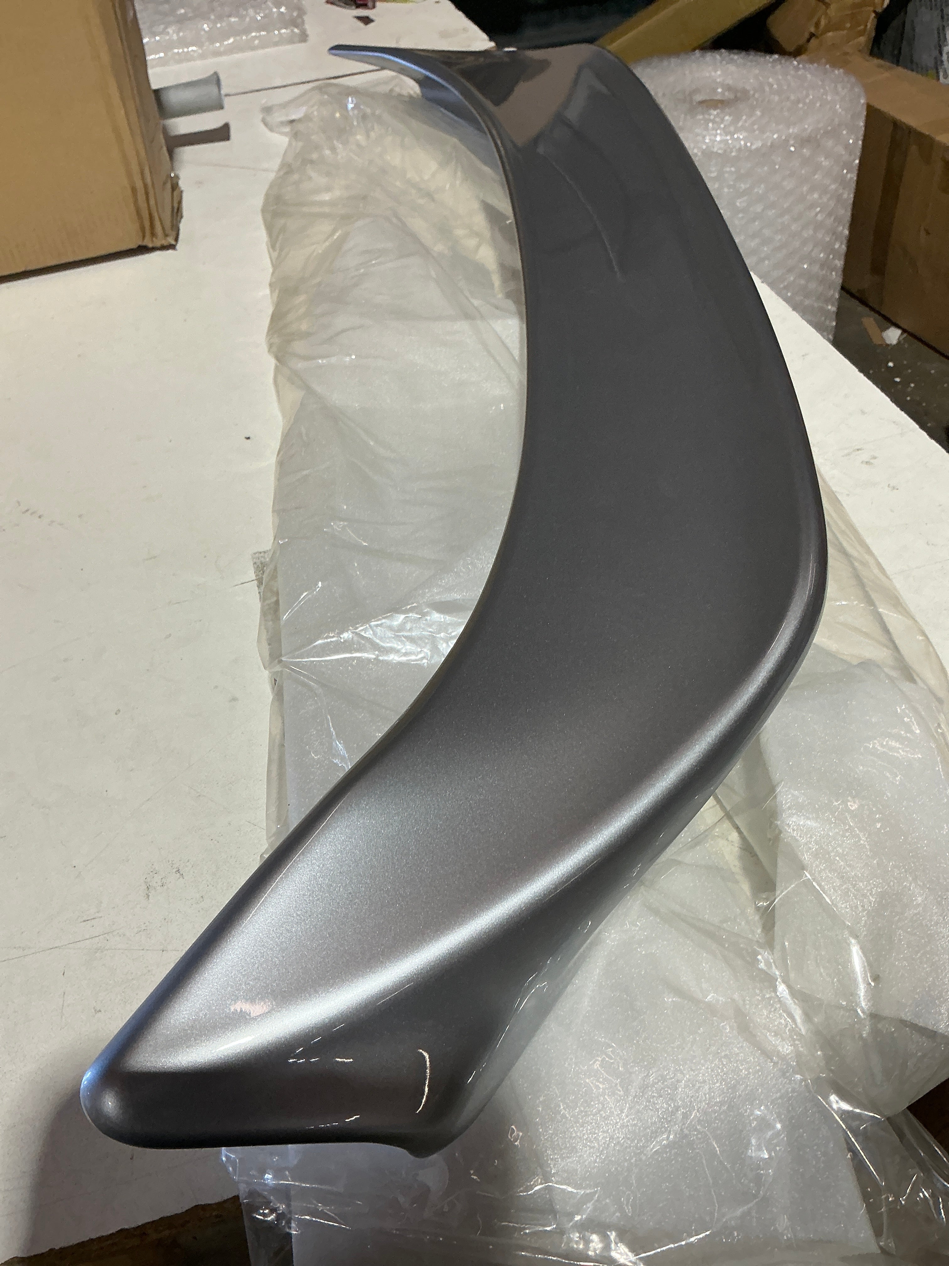 [OPEN BOX] OLM TRD Painted Trunk Spoiler Center Piece G1U Silver 13-16 Scion FR-S / 13-20 Subaru BRZ / 17-20 Toyota 86 | 86TRD-G1U - Default Title