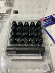 [OPEN BOX] Rays M12x1.25 Black Lug Nuts | W1712125B - Default Title
