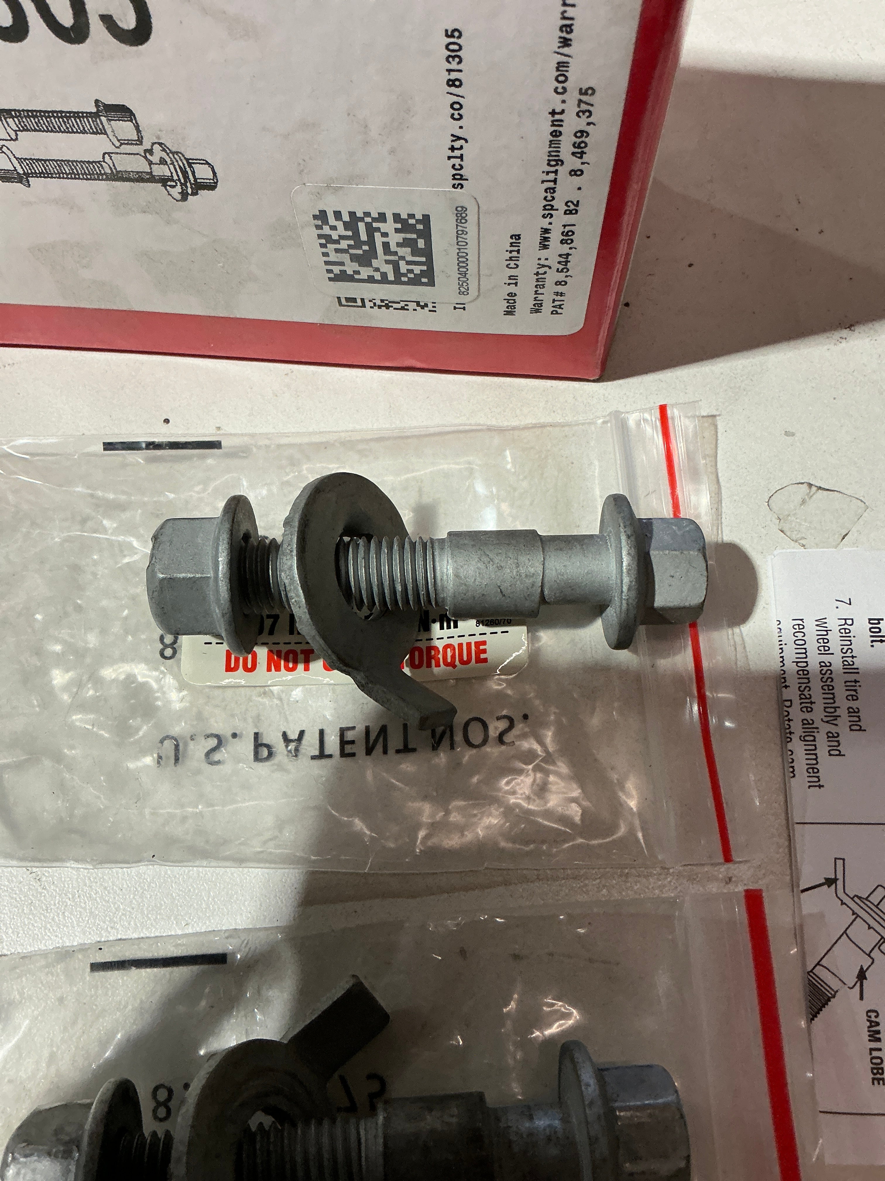 [OPEN BOX] SPC Performance EZ Cam Bolts (Pair) Subaru WRX 2008-2026 / Subaru BRZ 2013-2026 | 81305