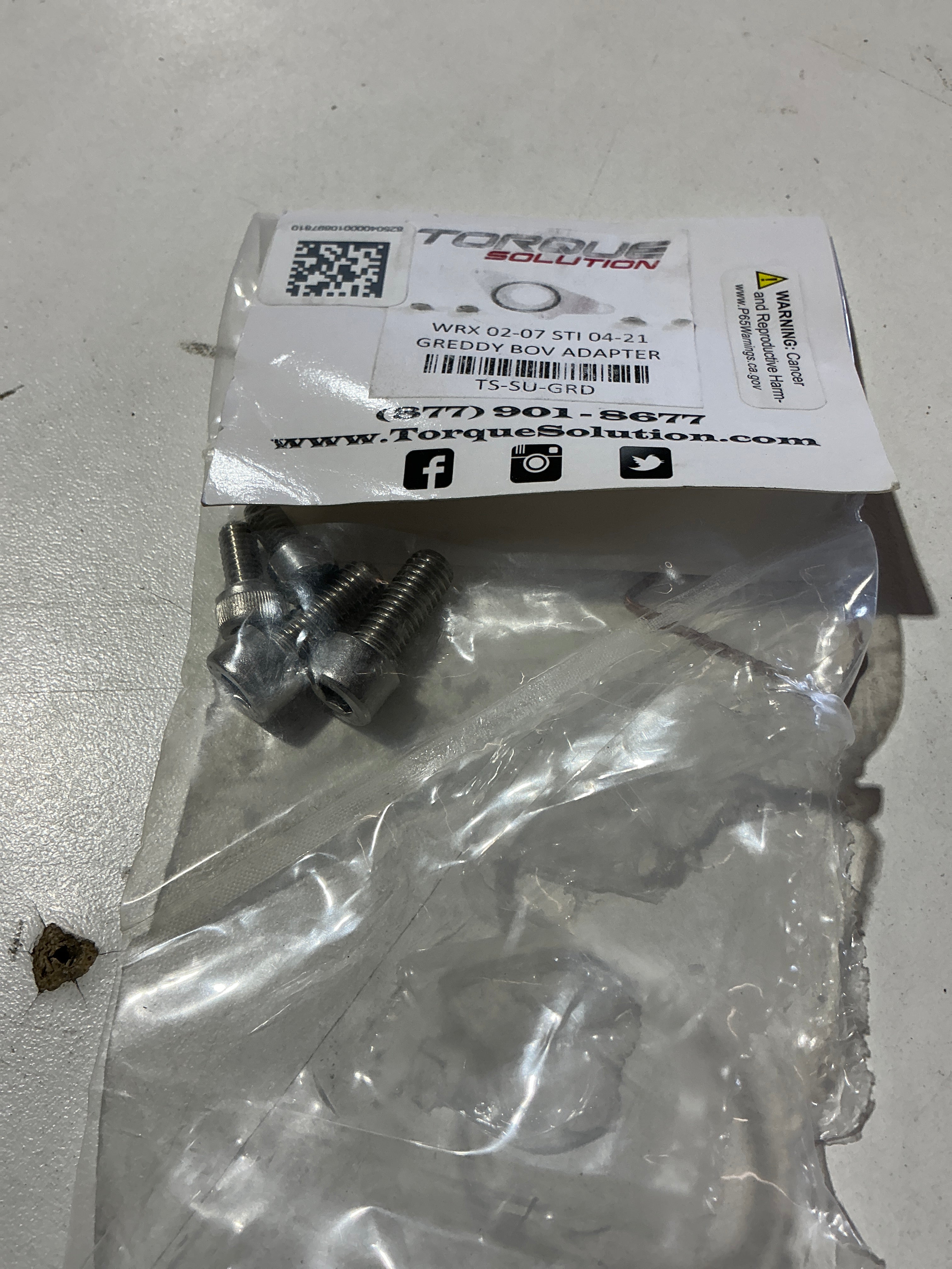 [OPEN BOX] Torque Solution Greddy Blow Off Valve Adapter Subaru WRX 2002-2007 / STI 2004-2021 | TS-SU-GRD - Default Title