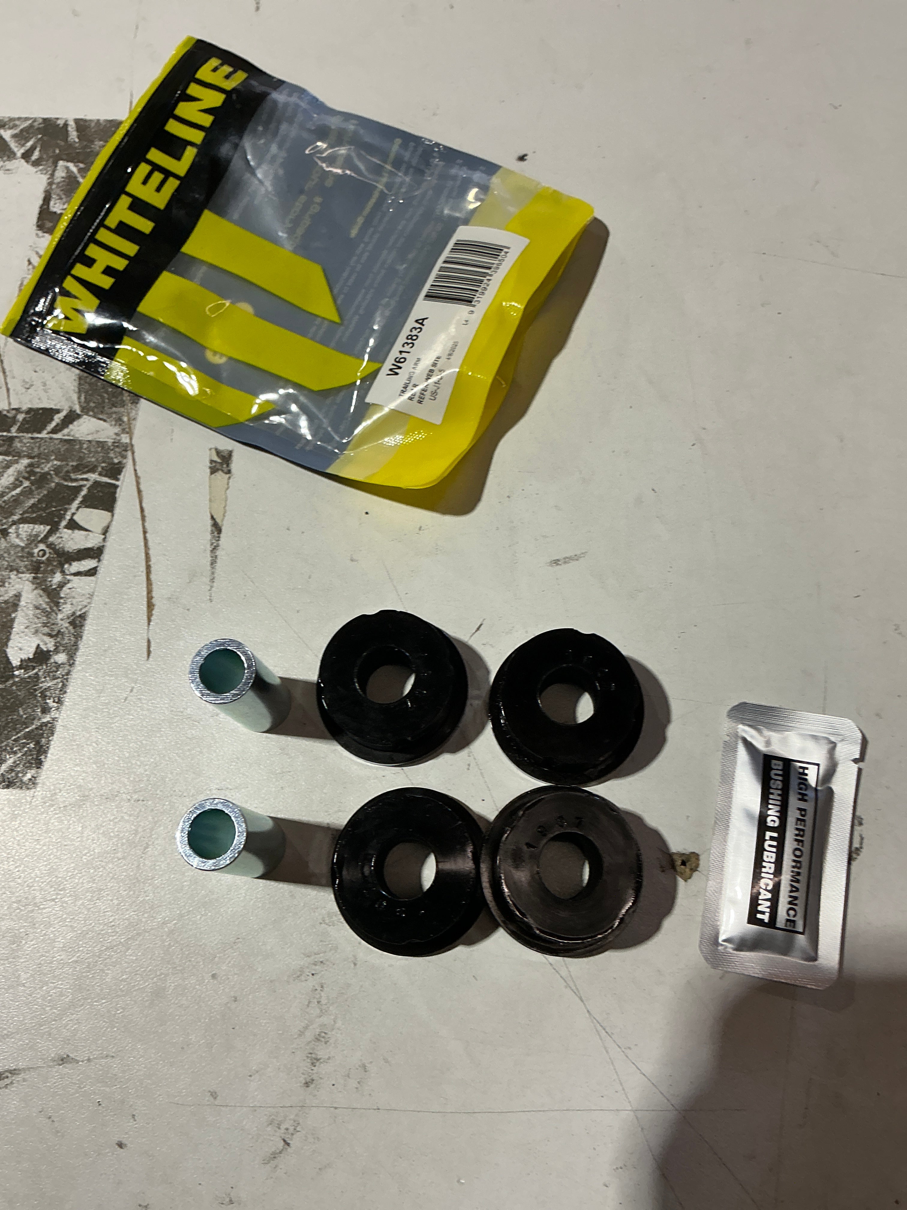 [OPEN BOX] Whiteline Plus Rear Trailing Arm Bushing Kit 2004-2007 STI / 1990-1998 Legacy / 1993-2006 Impreza / 1997-2008 Forester | W61383A - Default Title