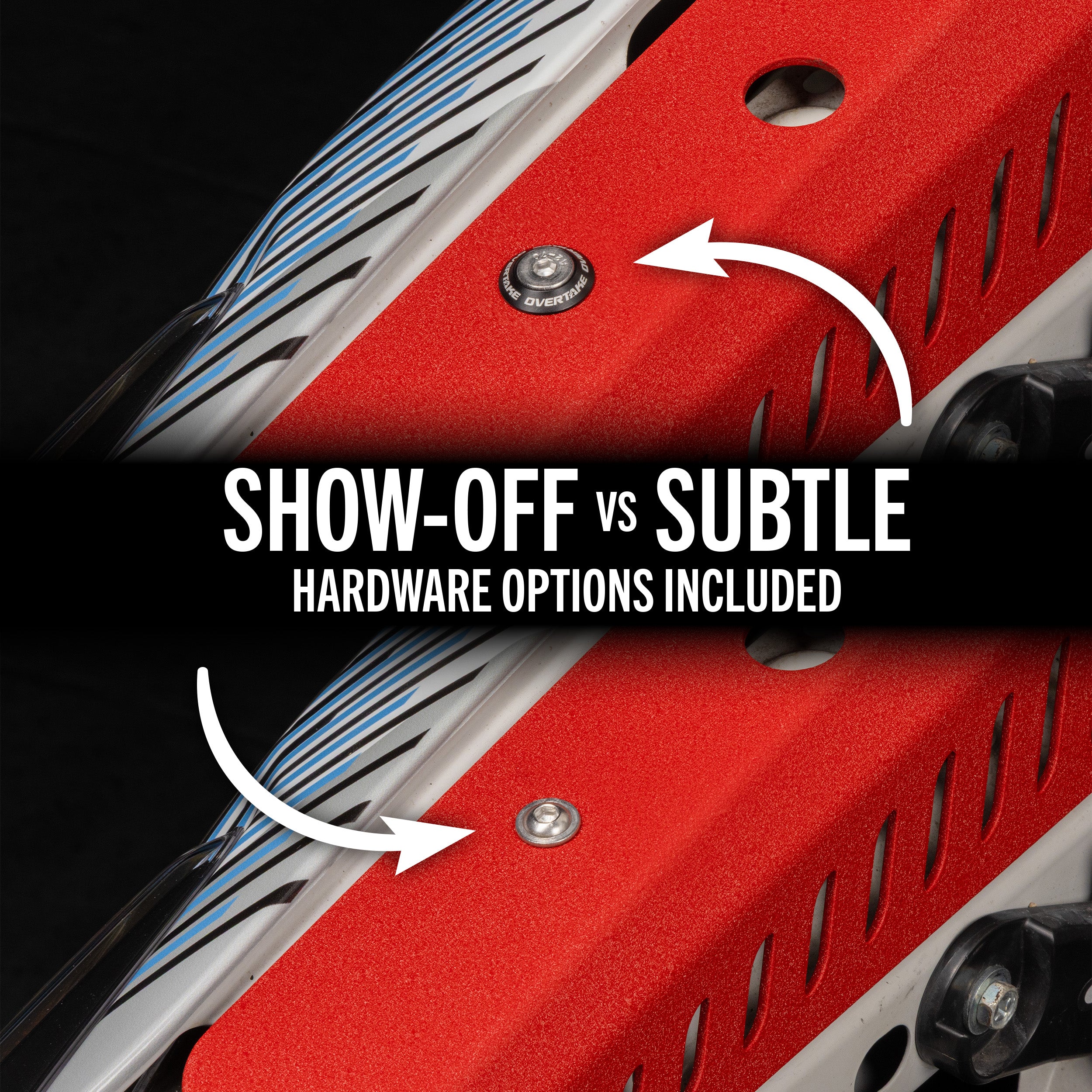 OVERTAKE Fender Shrouds - Red - Subaru 2022-2027 WRX | A11135RED