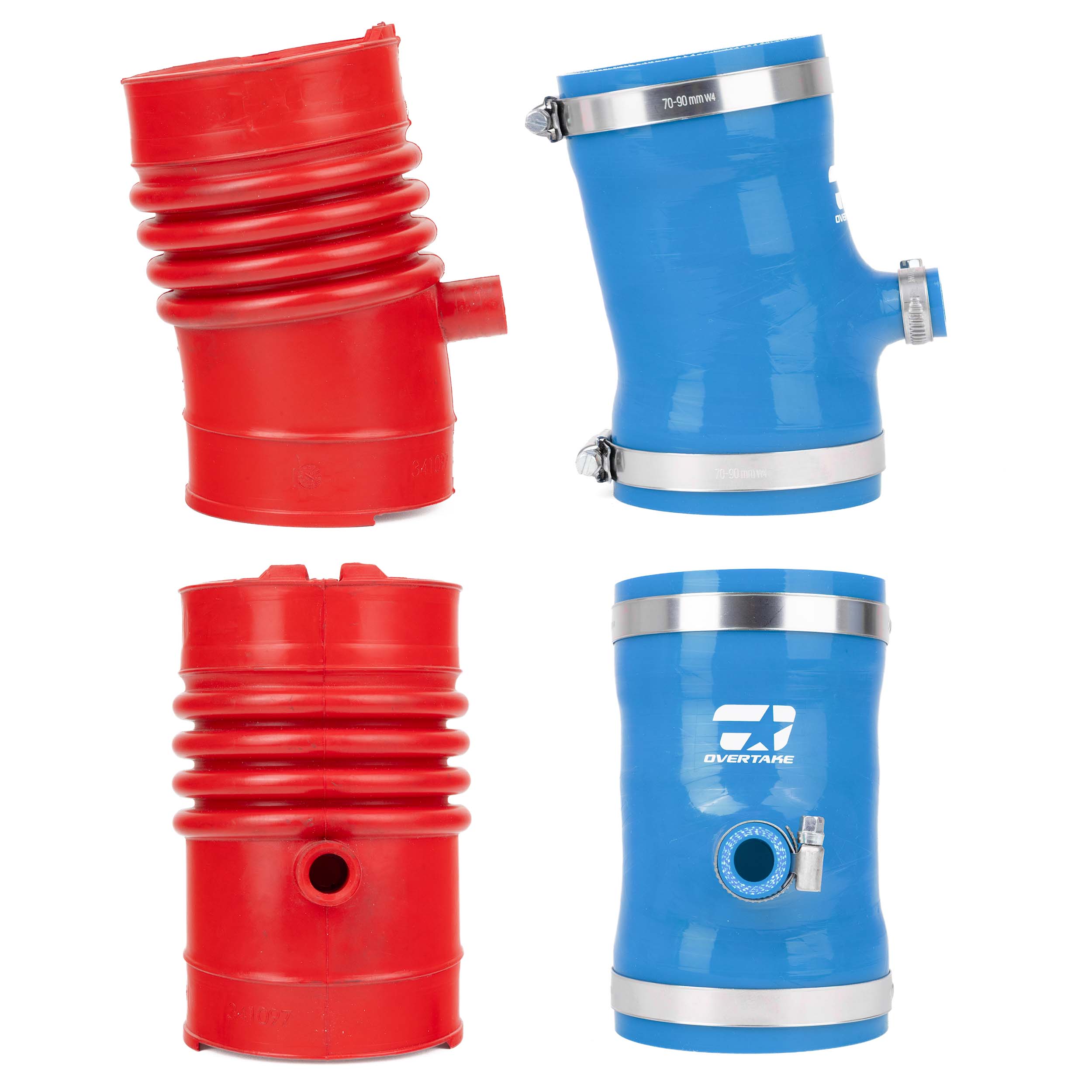 OVERTAKE GR Performance Intake Post MAF Hose Kit Blue Subaru BRZ / Toyota GR86 2022-2027 | A10994BLU
