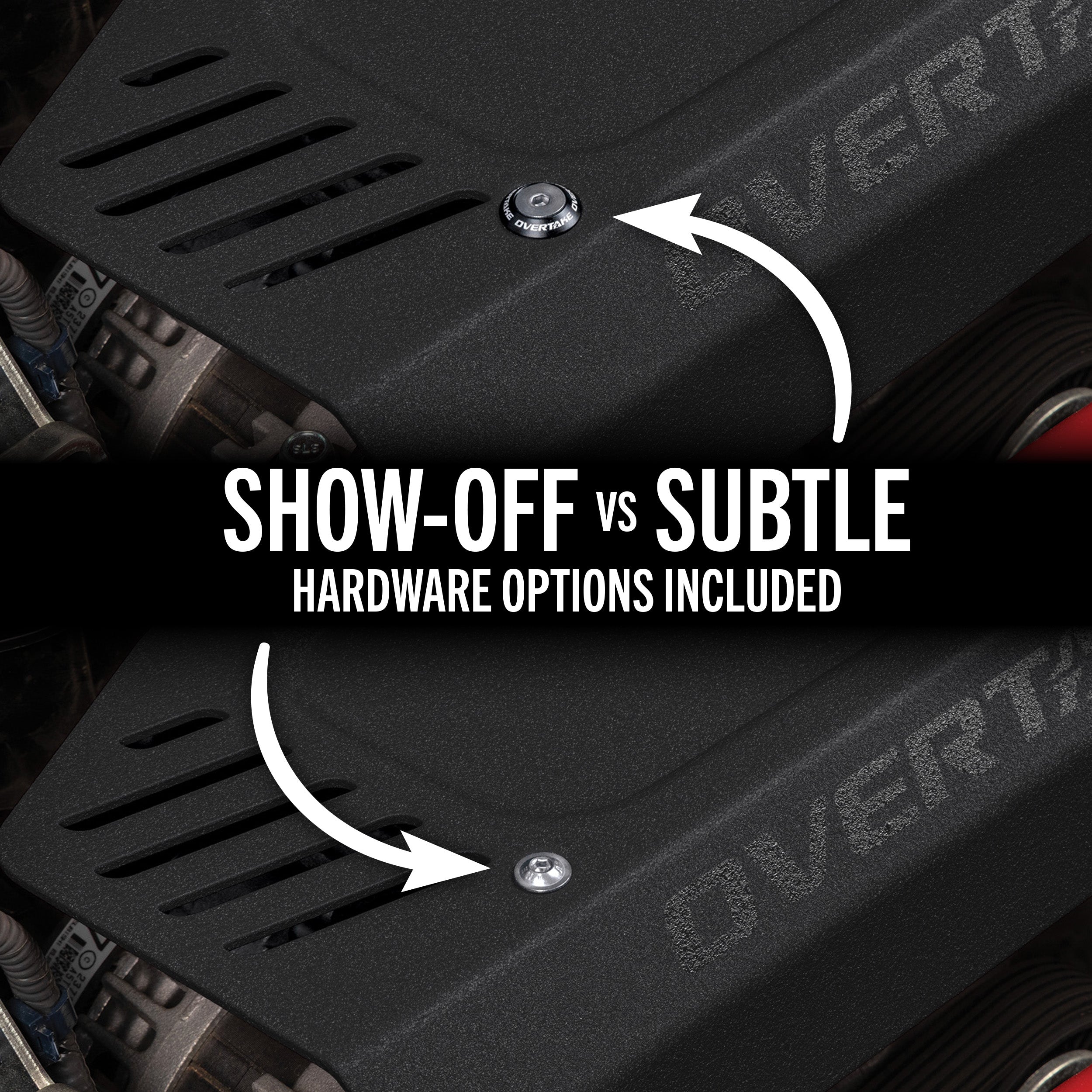 OVERTAKE Pulley Cover - Black - Subaru 2022-2027 WRX | A11137BLK