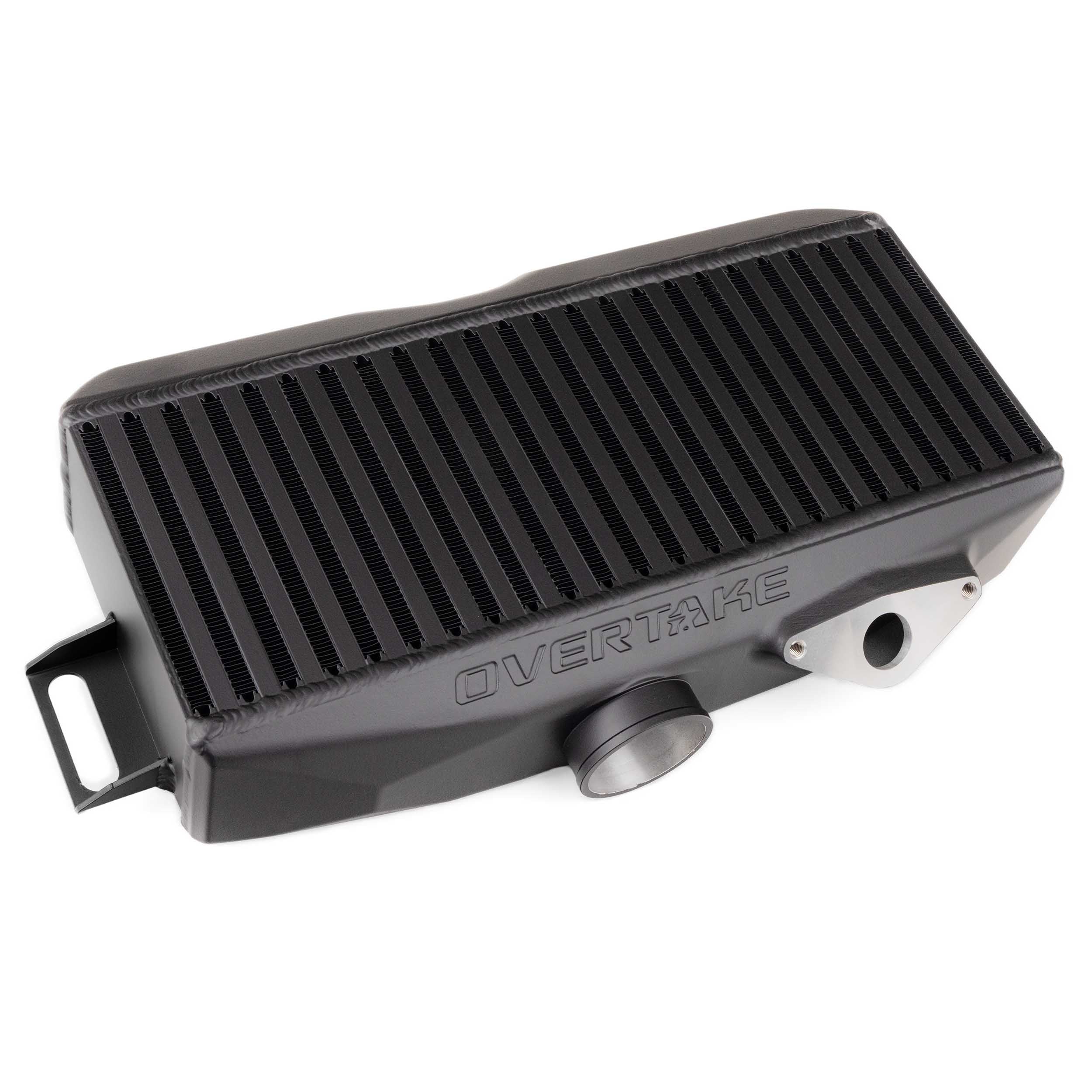 OVERTAKE Top Mount Intercooler Black Subaru 2002-2007 WRX / 2004-2021 STI / 2004-2008 Forester XT | A10382BLK