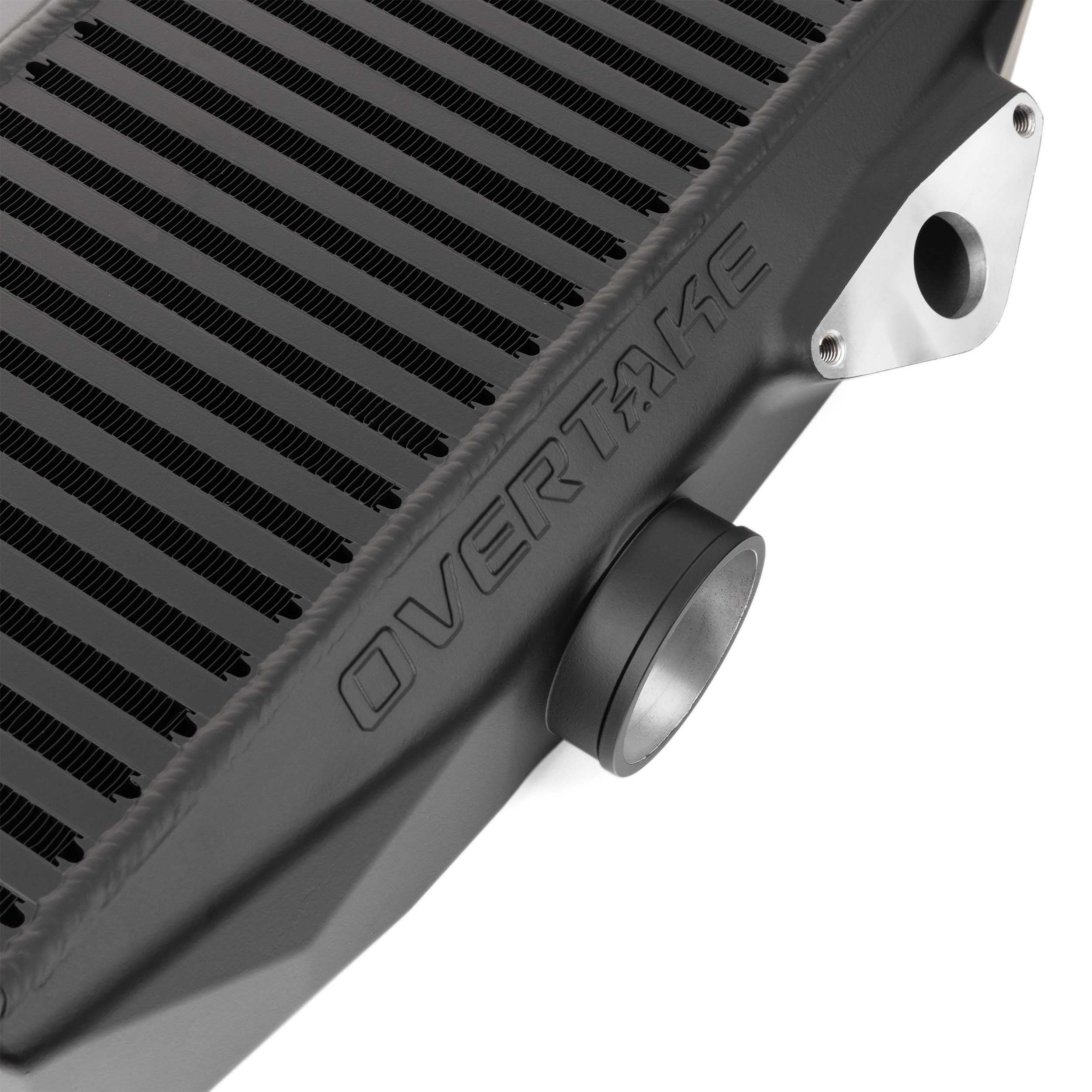 OVERTAKE Top Mount Intercooler Black Subaru 2002-2007 WRX / 2004-2021 STI / 2004-2008 Forester XT | A10382BLK