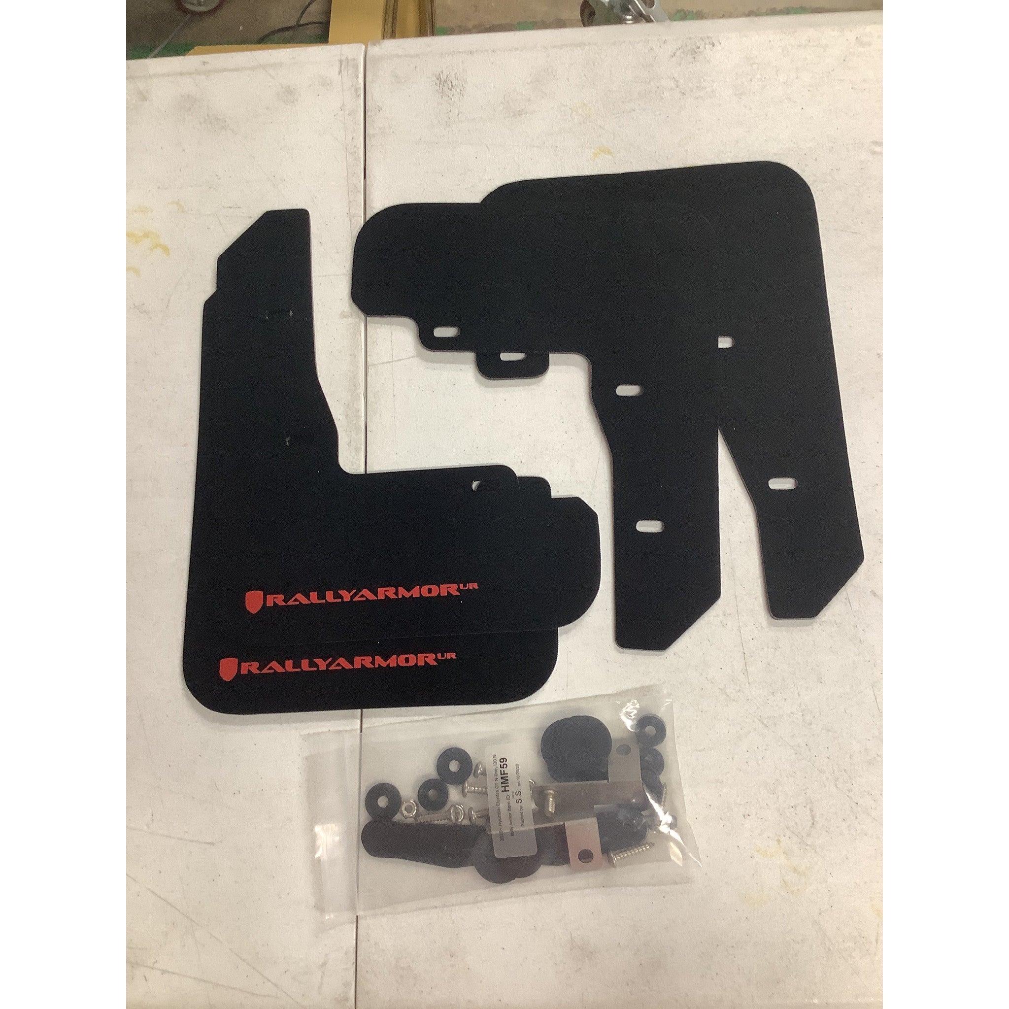 Rally Armor UR Black Mud Flap with Logo Hyundai Elantra N Line 1921