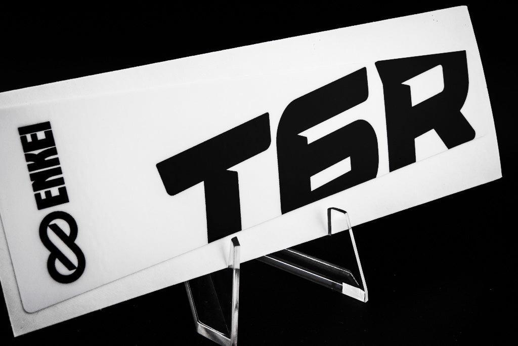 Overnight Crew Enkei T6R Spoke Sticker (4 PCS) - White/Black