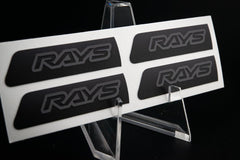 Overnight Crew Gram Lights Center Cap Sticker (4 PCS) - Smoke