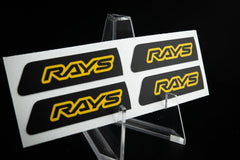 Overnight Crew Gram Lights Center Cap Sticker (4 PCS) - Sunset Pink