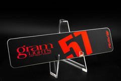 Overnight.Crew Rays Gram Lights 57DR/57CR Spoke Stickers (4 PCS) - Diablo