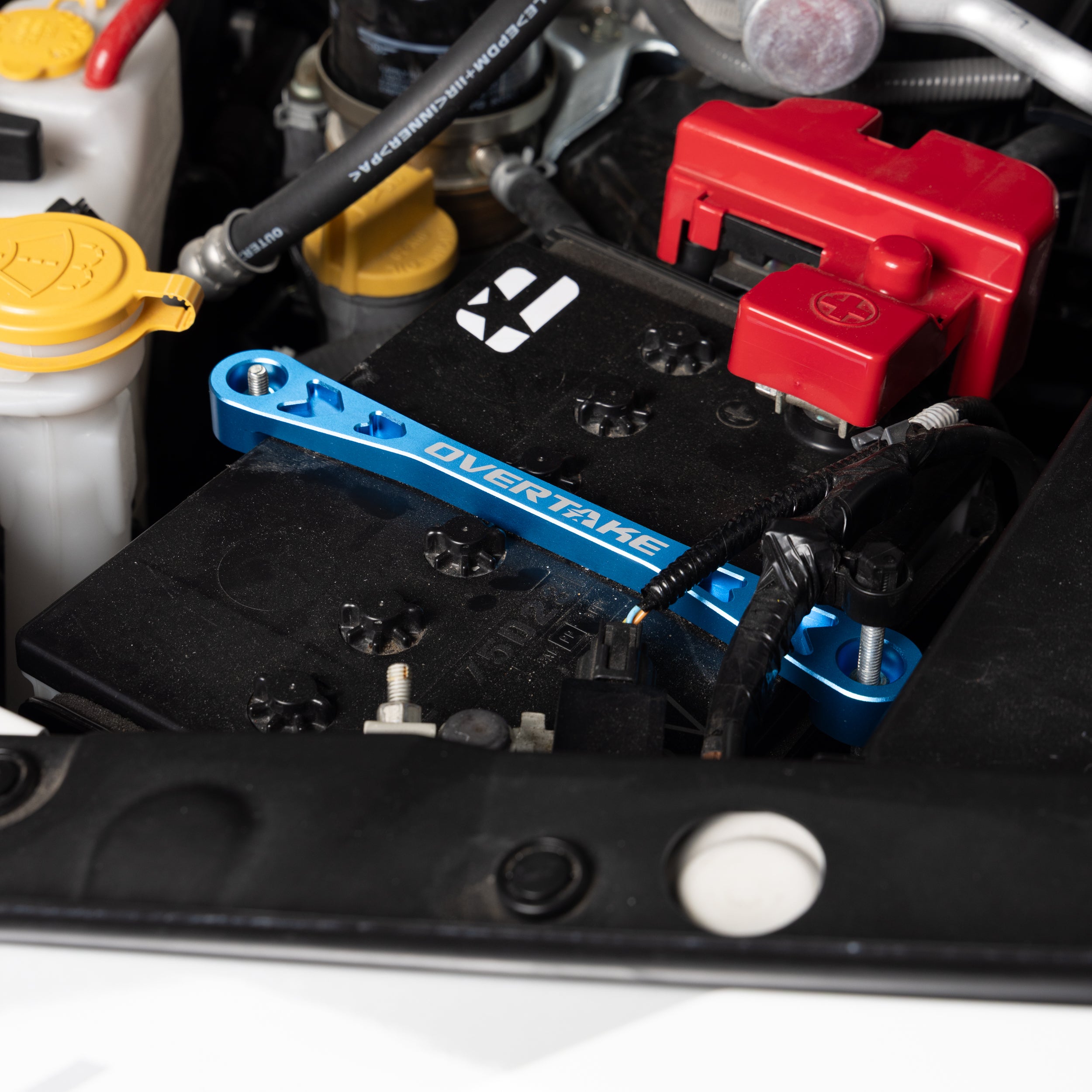 Overtake Battery Tie Down Blue Subaru WRX / STI / BRZ / GR | A10267BLU