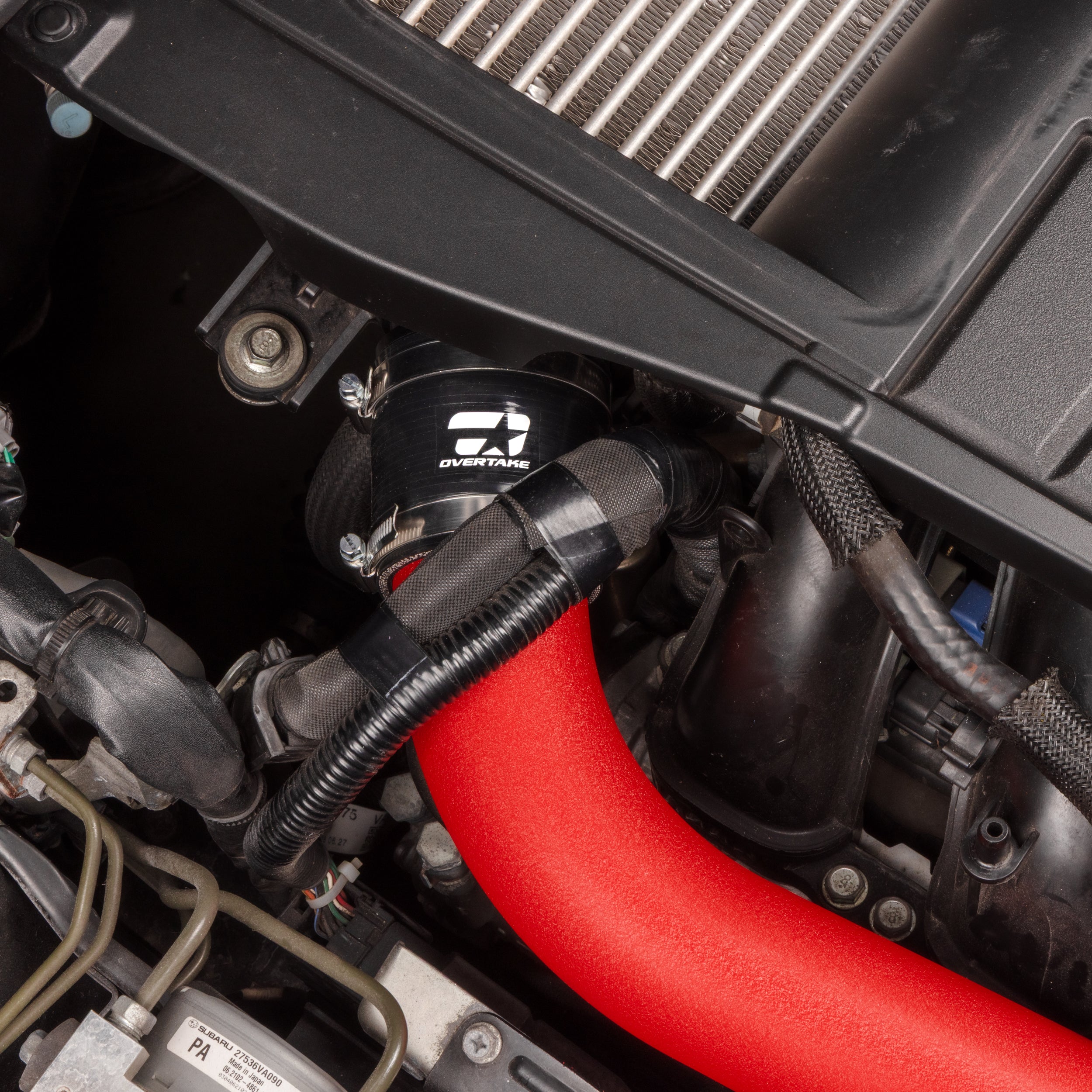 Overtake Charge Pipe Kit Red Subaru WRX 2015-2021 | A10423RED