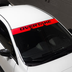 Overtake EyeSight Windshield Banner Cherry Red Subaru WRX 2022-2025