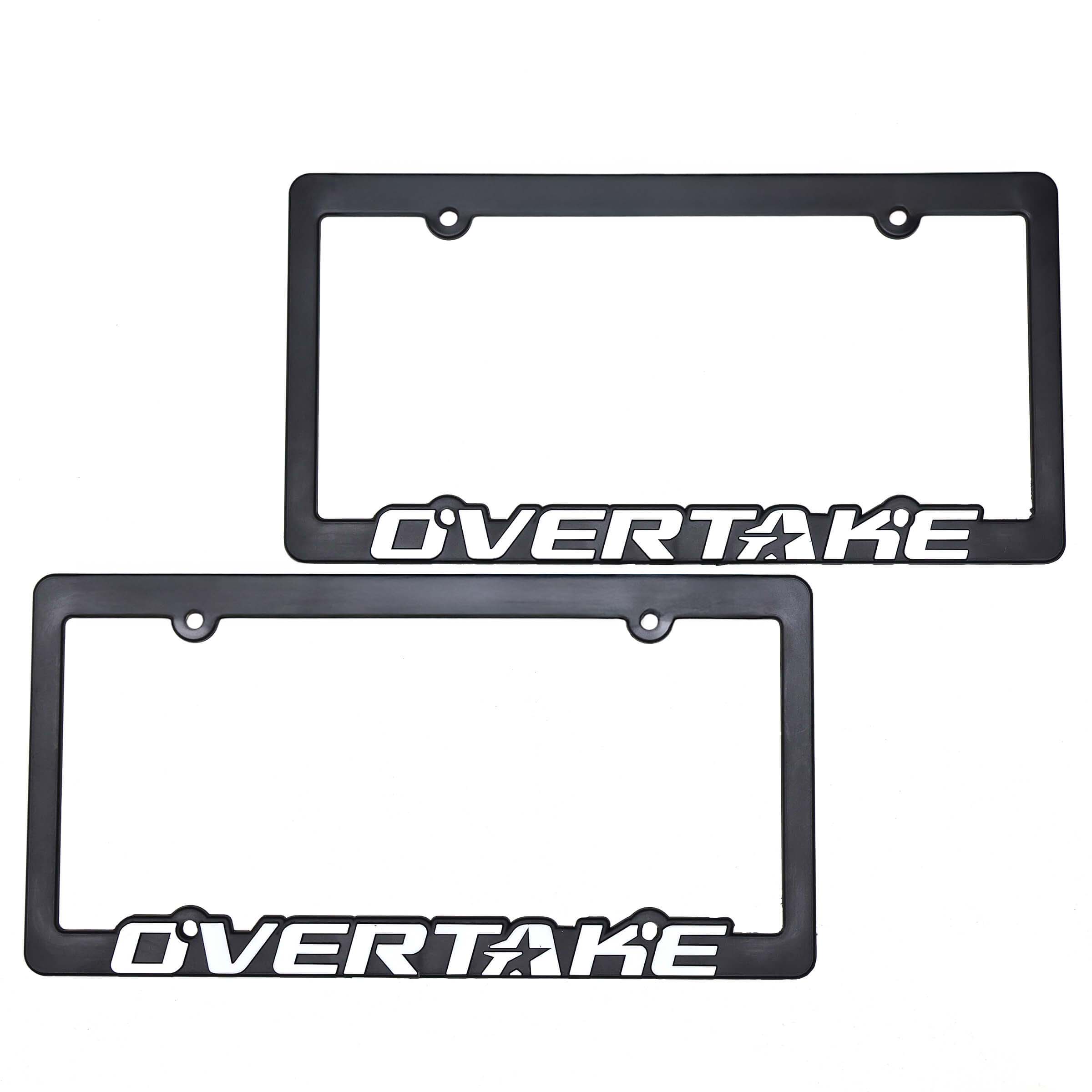 Overtake License Plate Frames | A10278