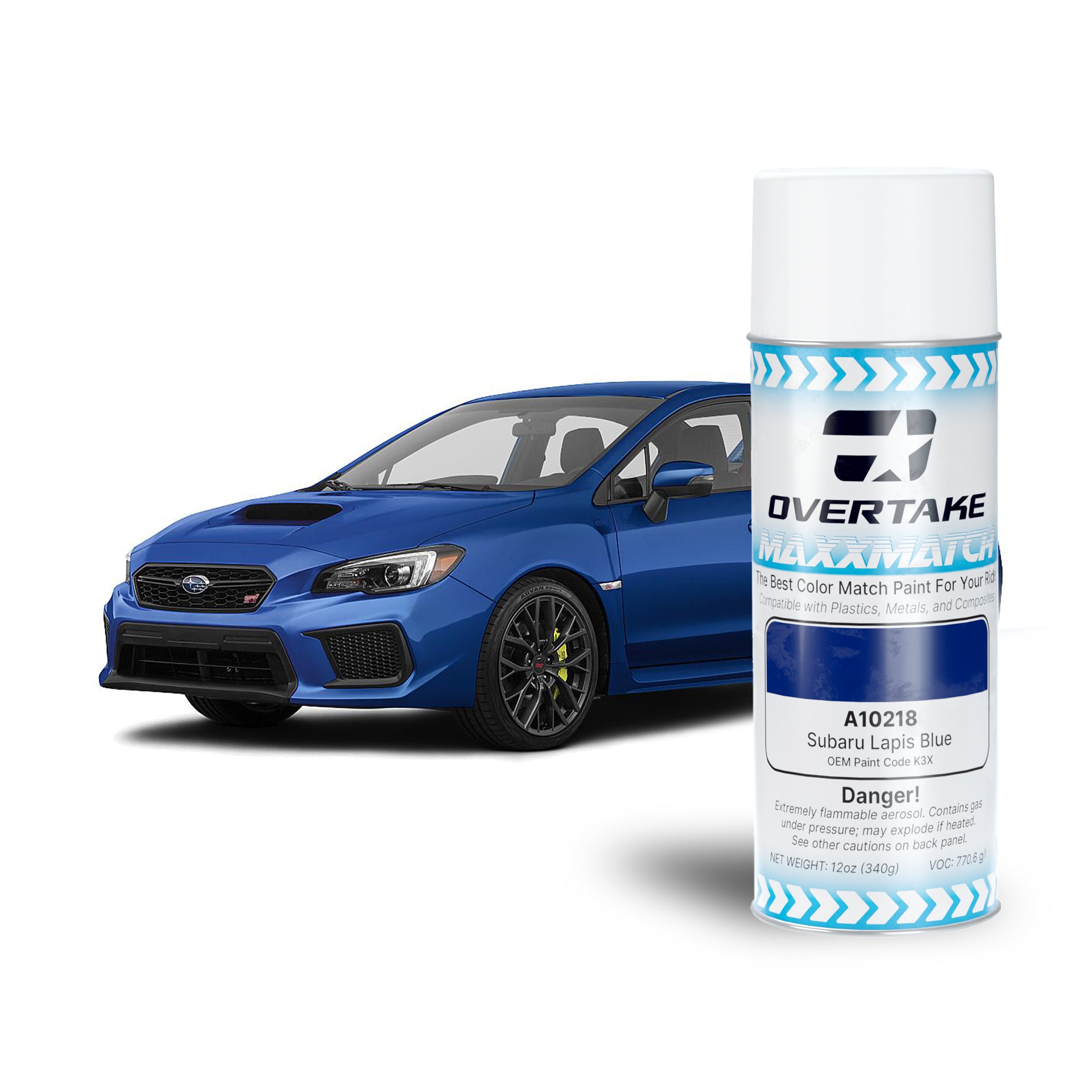Overtake MaxxMatch Paint Subaru Lapis Blue K3X 12oz. Can | A10218