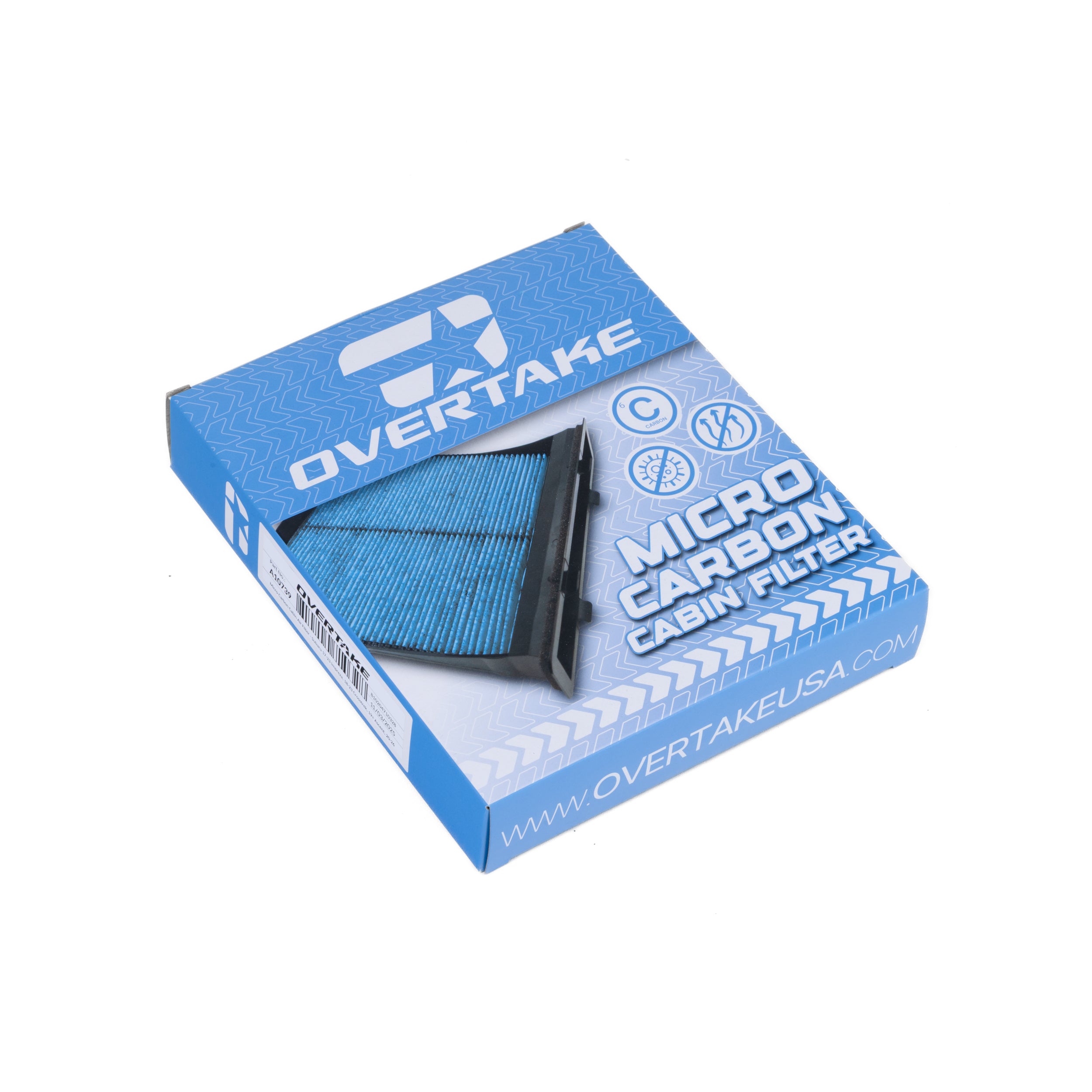 Overtake Micro Carbon Cabin Air Filter 2017-2023 Impreza / 2018-2023 Crosstrek / 2019-2026 Ascent / 2020-2026 Legacy/OB | A10739