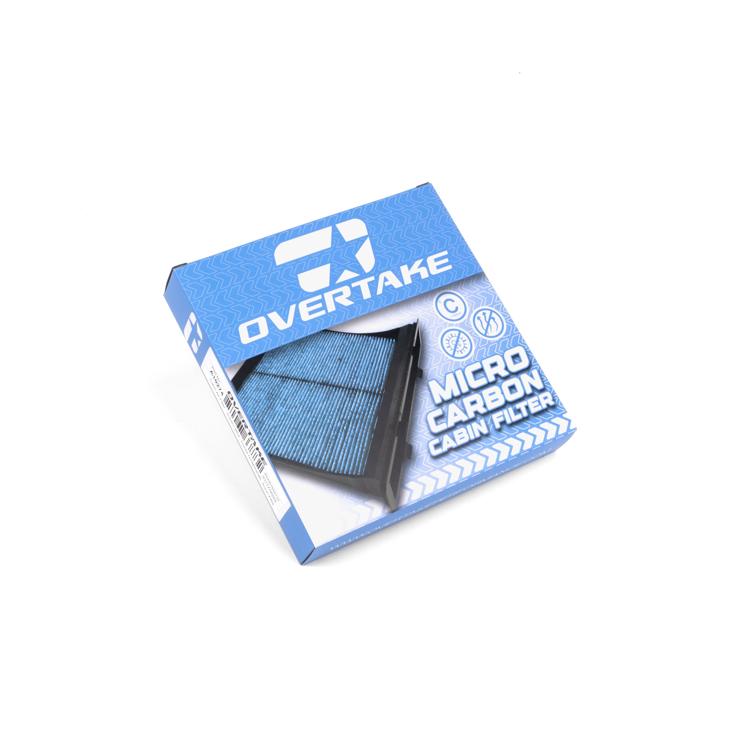 Overtake Micro Carbon Cabin Air Filter Subaru BRZ 13-27 / Toyota GT86 / GR86 17-27 / Scion FR-S 13-16 | A10274