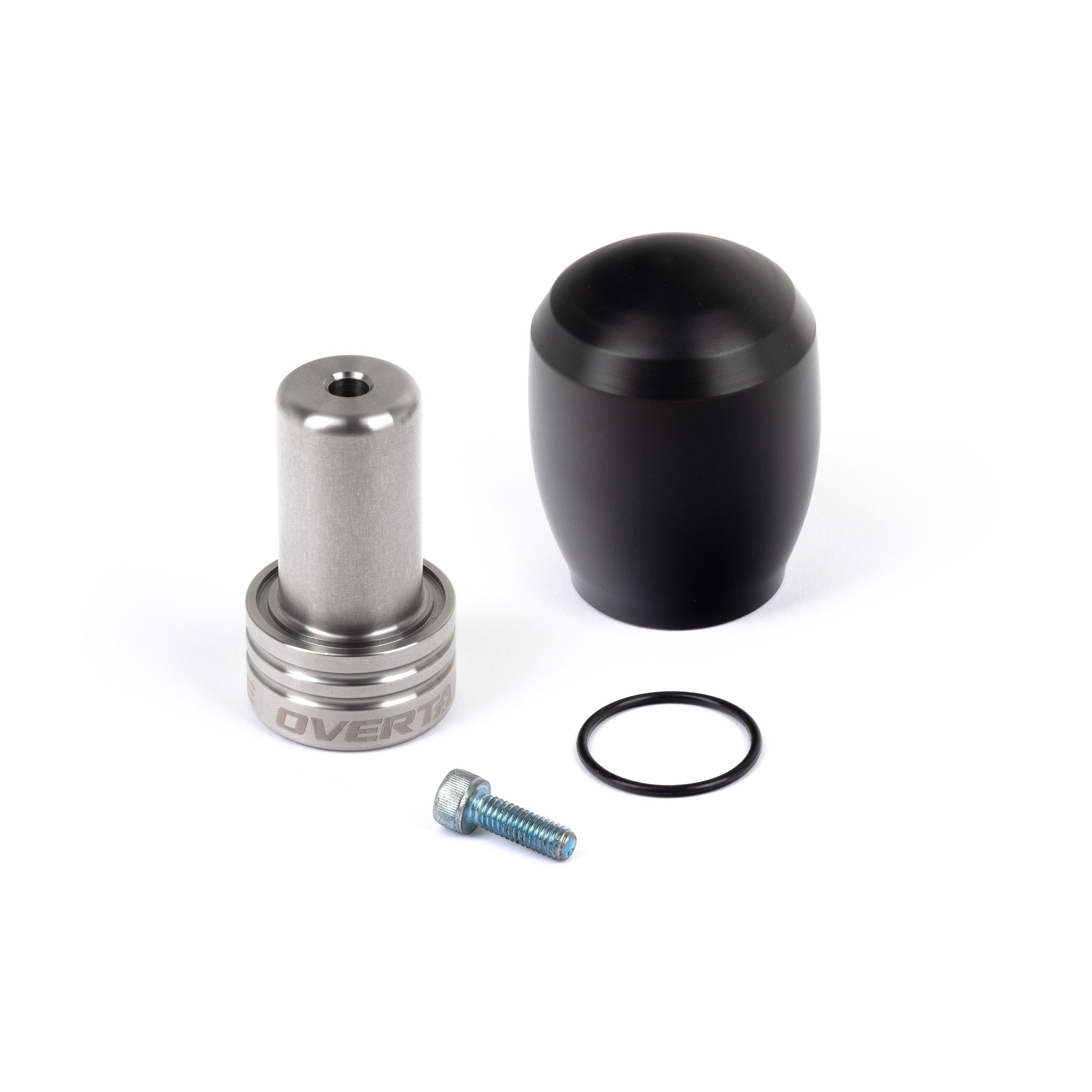Overtake ModKnob Weighted Delrin Shift Knob - Short Black - MT Subaru | A10676BLK