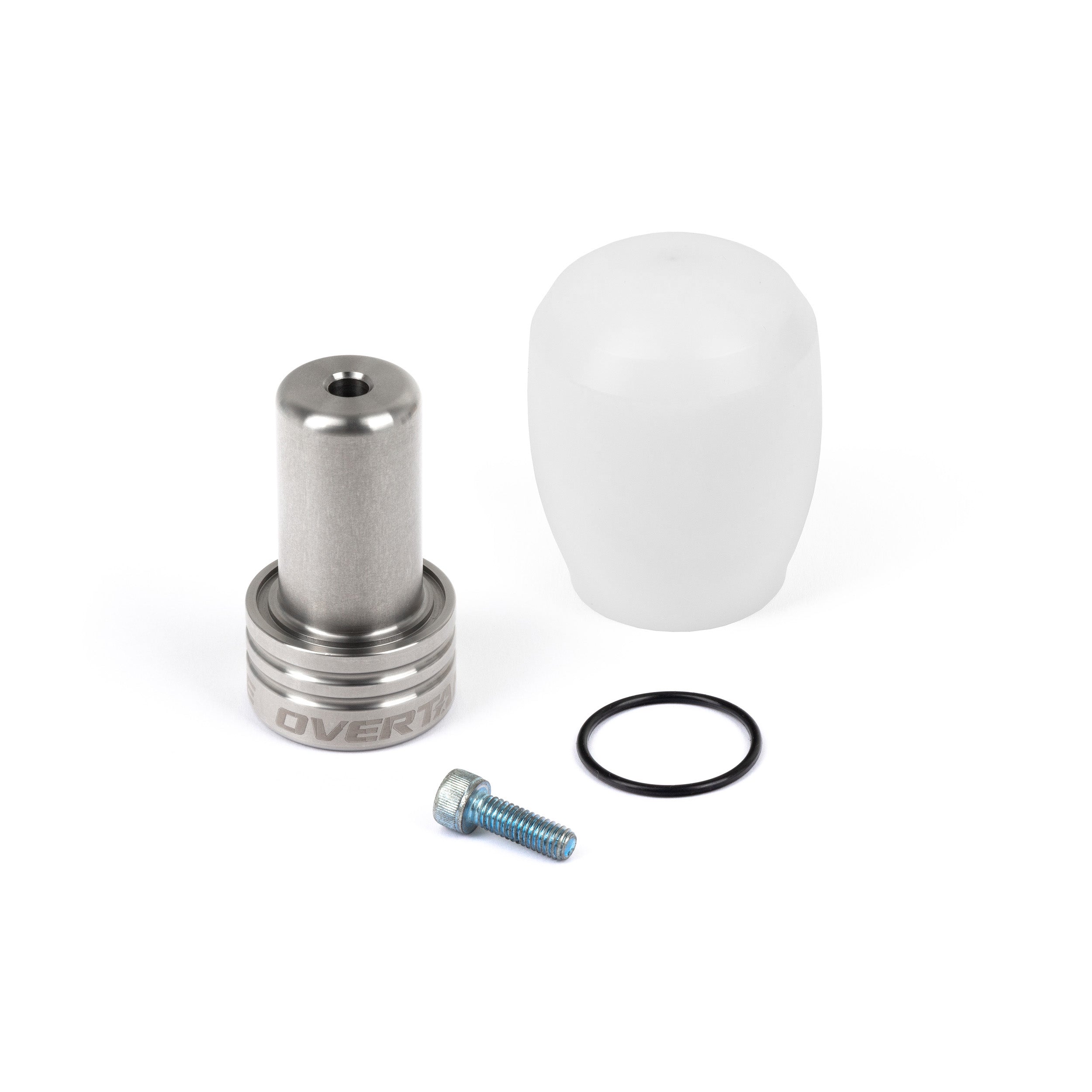 Overtake ModKnob Weighted Delrin Shift Knob - Short White - MT Subaru | A10676WHT