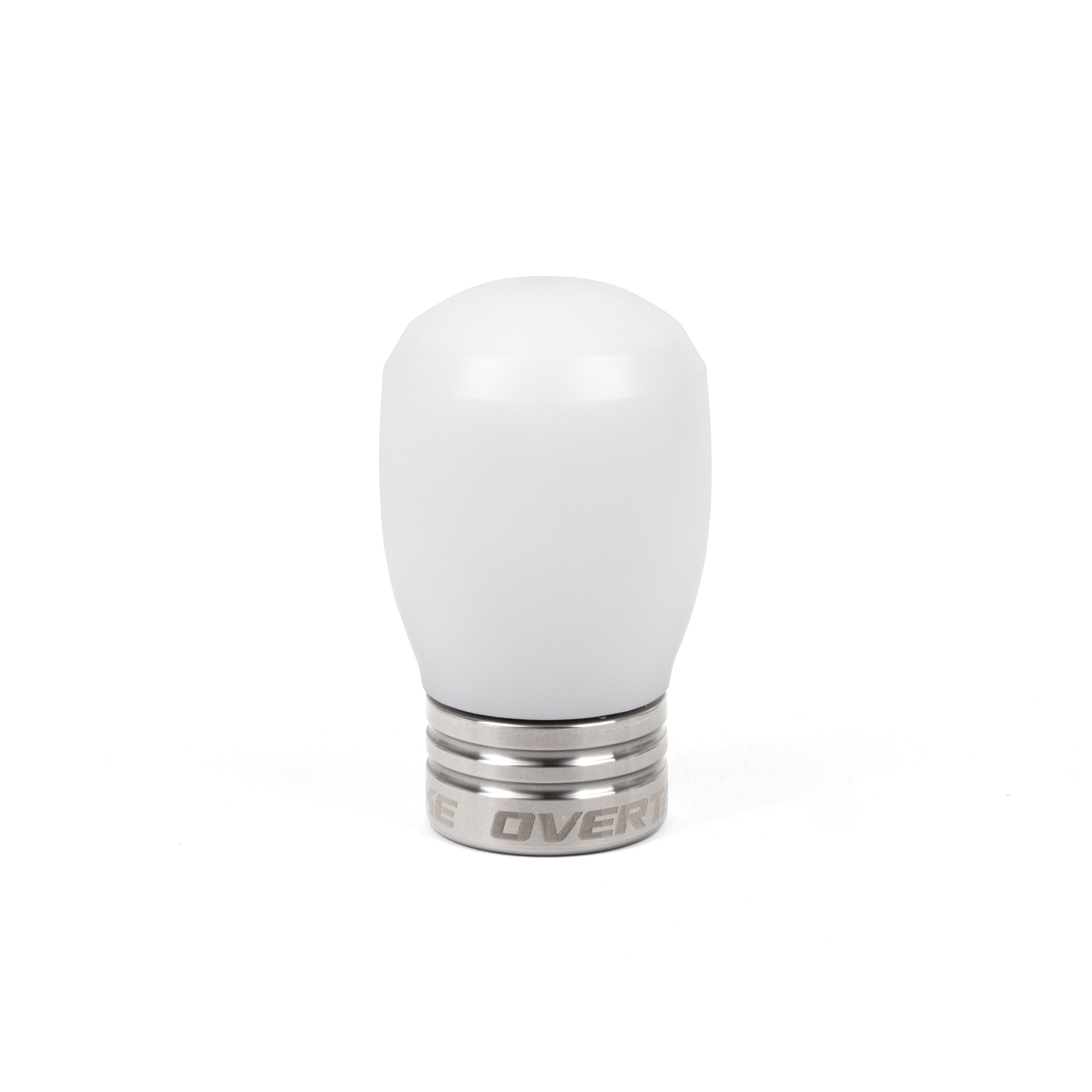 Overtake ModKnob Weighted Delrin Shift Knob - Short White - MT Subaru | A10676WHT