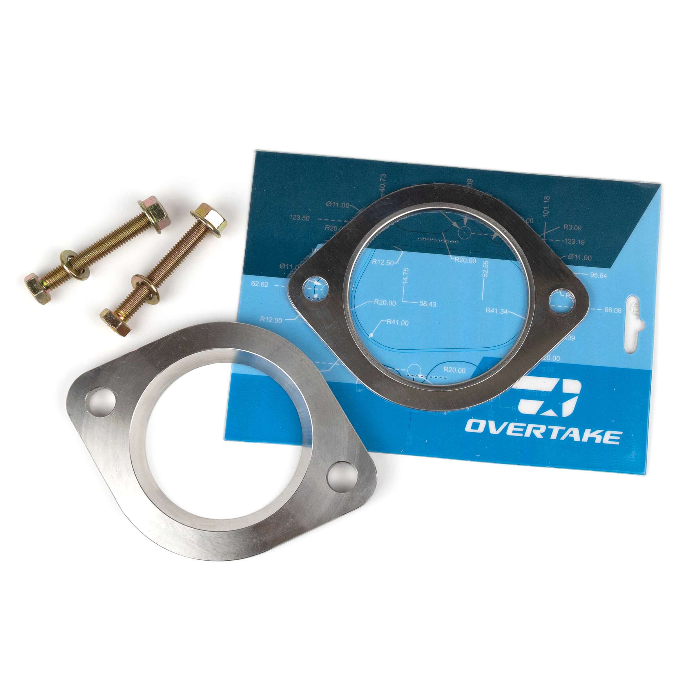 Overtake OEM Downpipe to 3in Cat Back Adapter Subaru Turbo Models | A10024