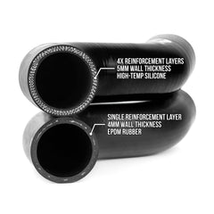 Overtake Radiator Hose Kit Black Subaru Impreza 2006-2007 | A10979BLK
