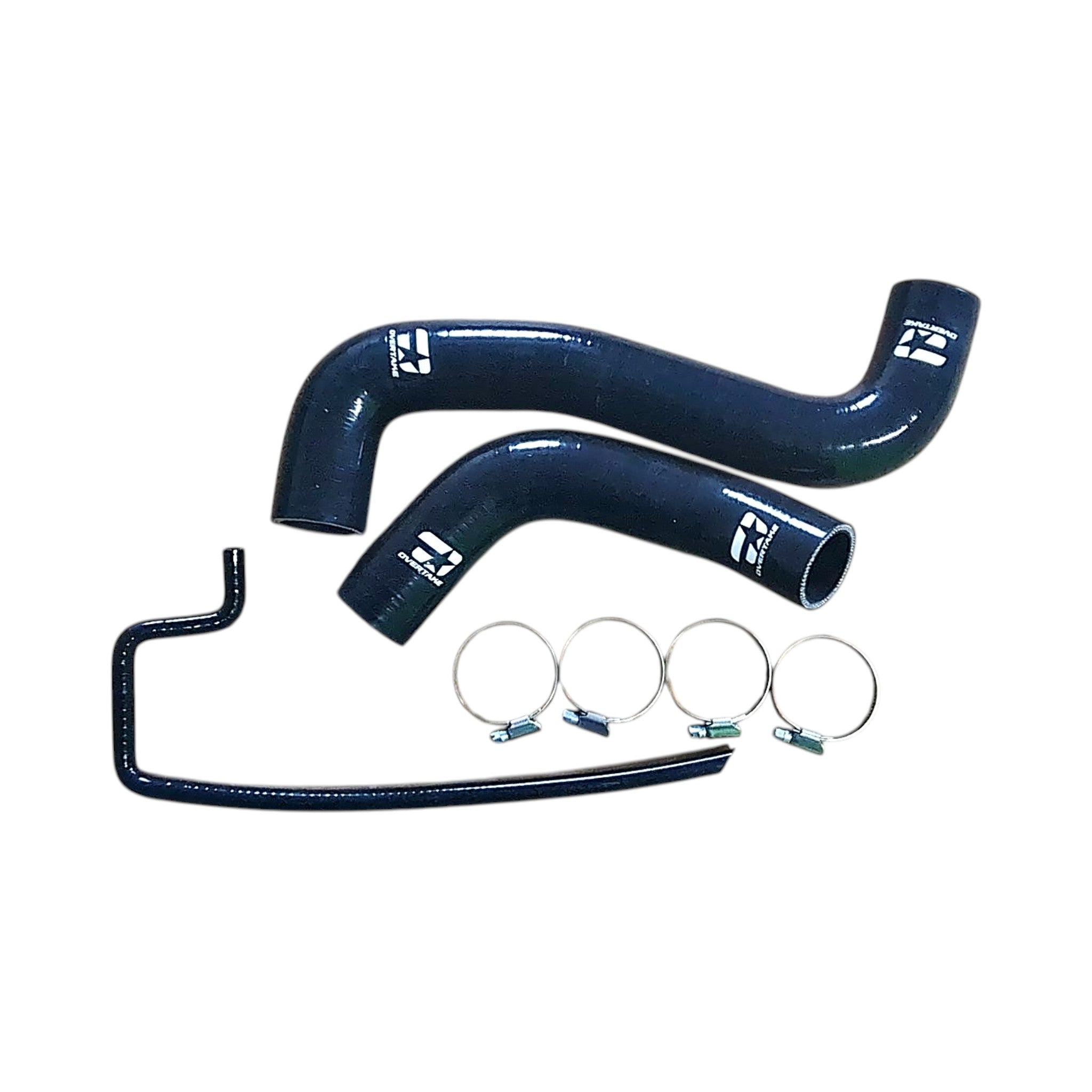 Overtake Radiator Hose Kit Black Subaru WRX 08-14 / STI 08-21 / FXT 09-13 | A10127BLK