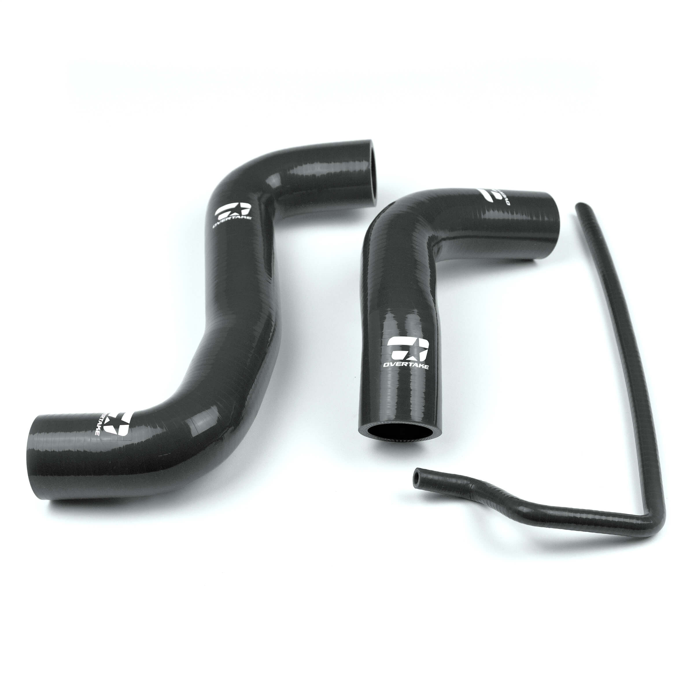 Overtake Radiator Hose Kit Black Subaru WRX 08-14 / STI 08-21 / FXT 09-13 | A10127BLK